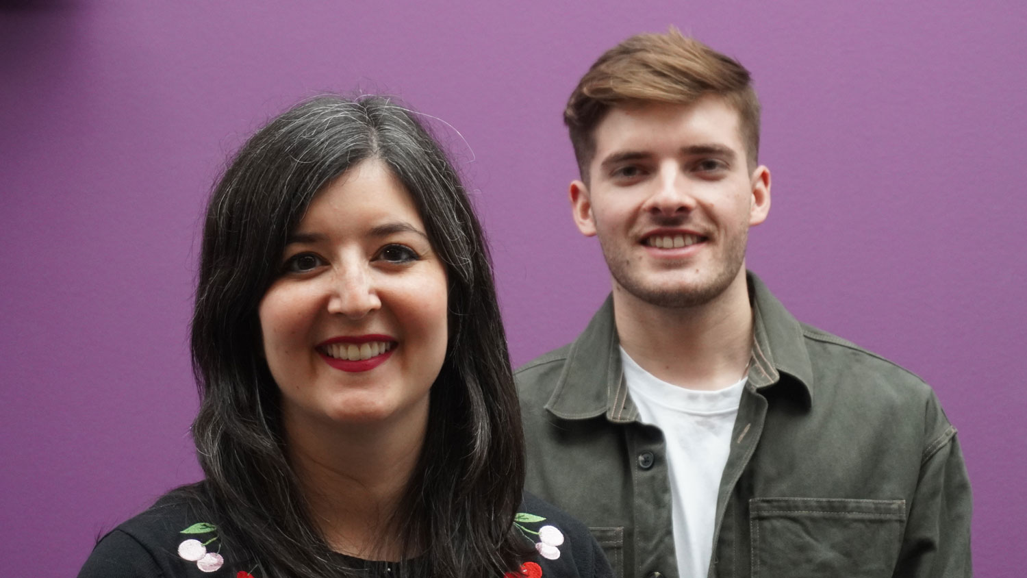 Elliot Darby and Rosie Da Costa BFBS Radio Presenters Germany