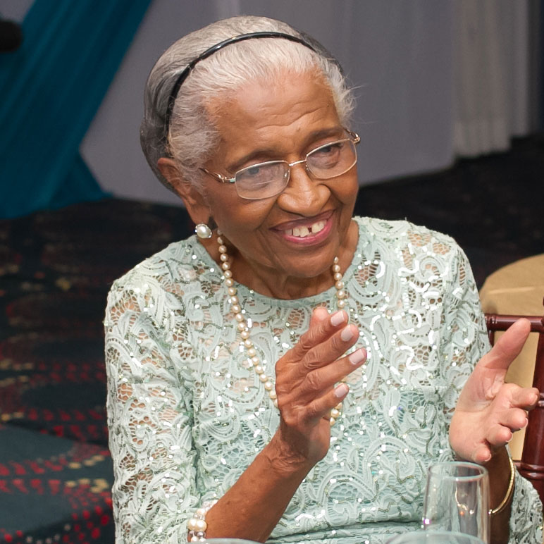 Ena J Collymore Woodstock, At her 100th birthday Credit: Ena Collymore-Woodstock's family
