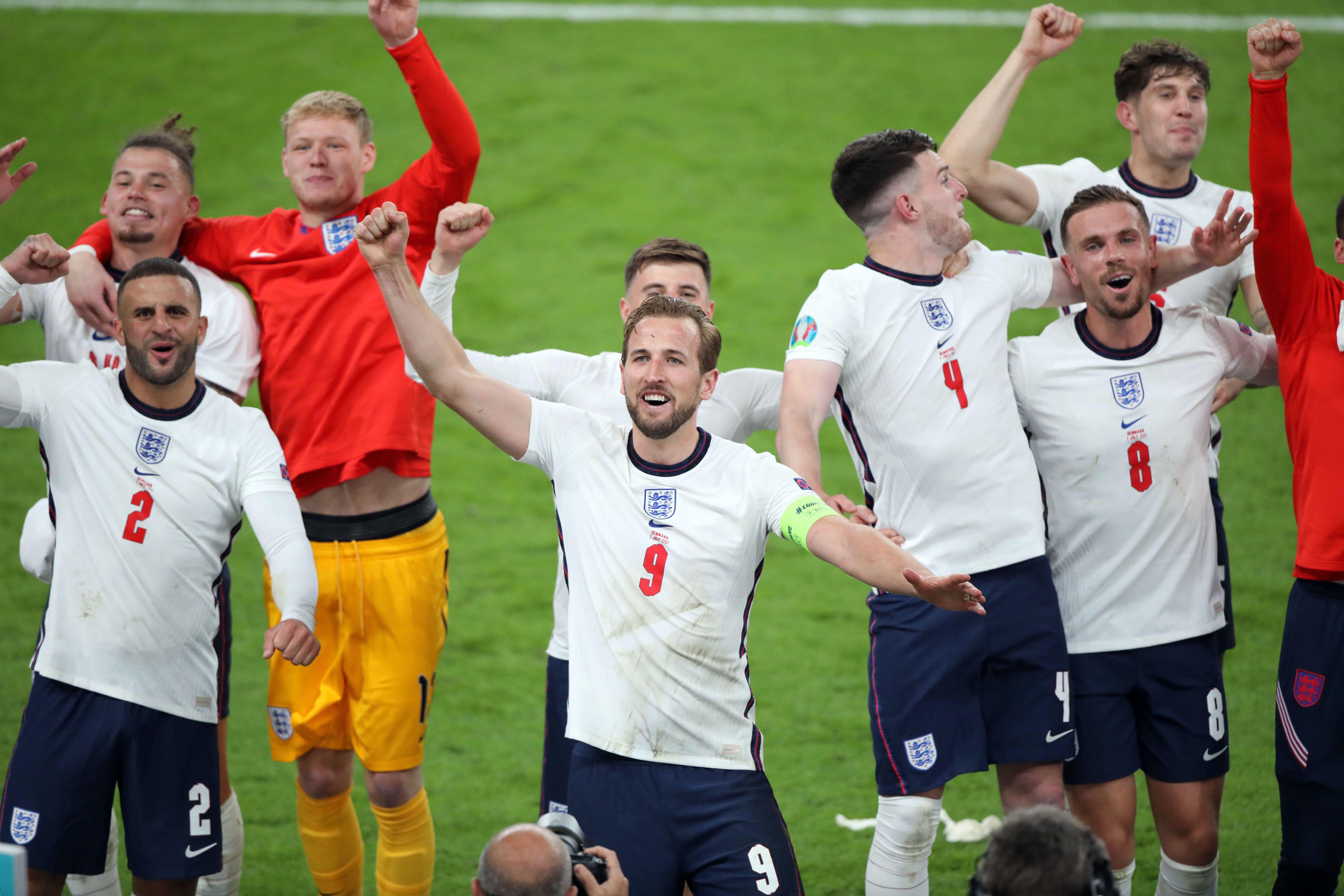 England during the Euro 2020