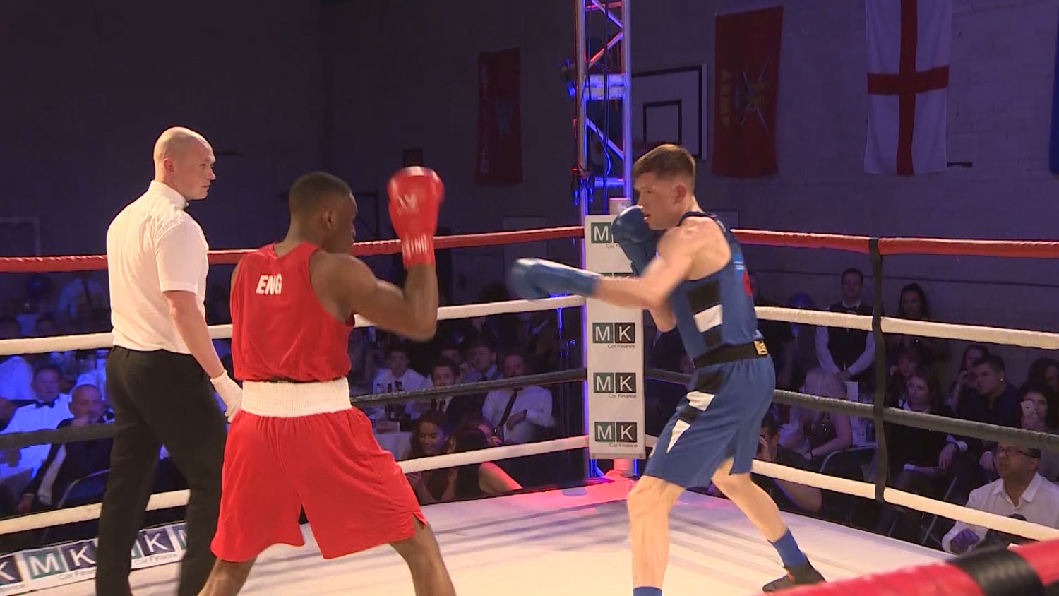 England vs military boxers, 2017