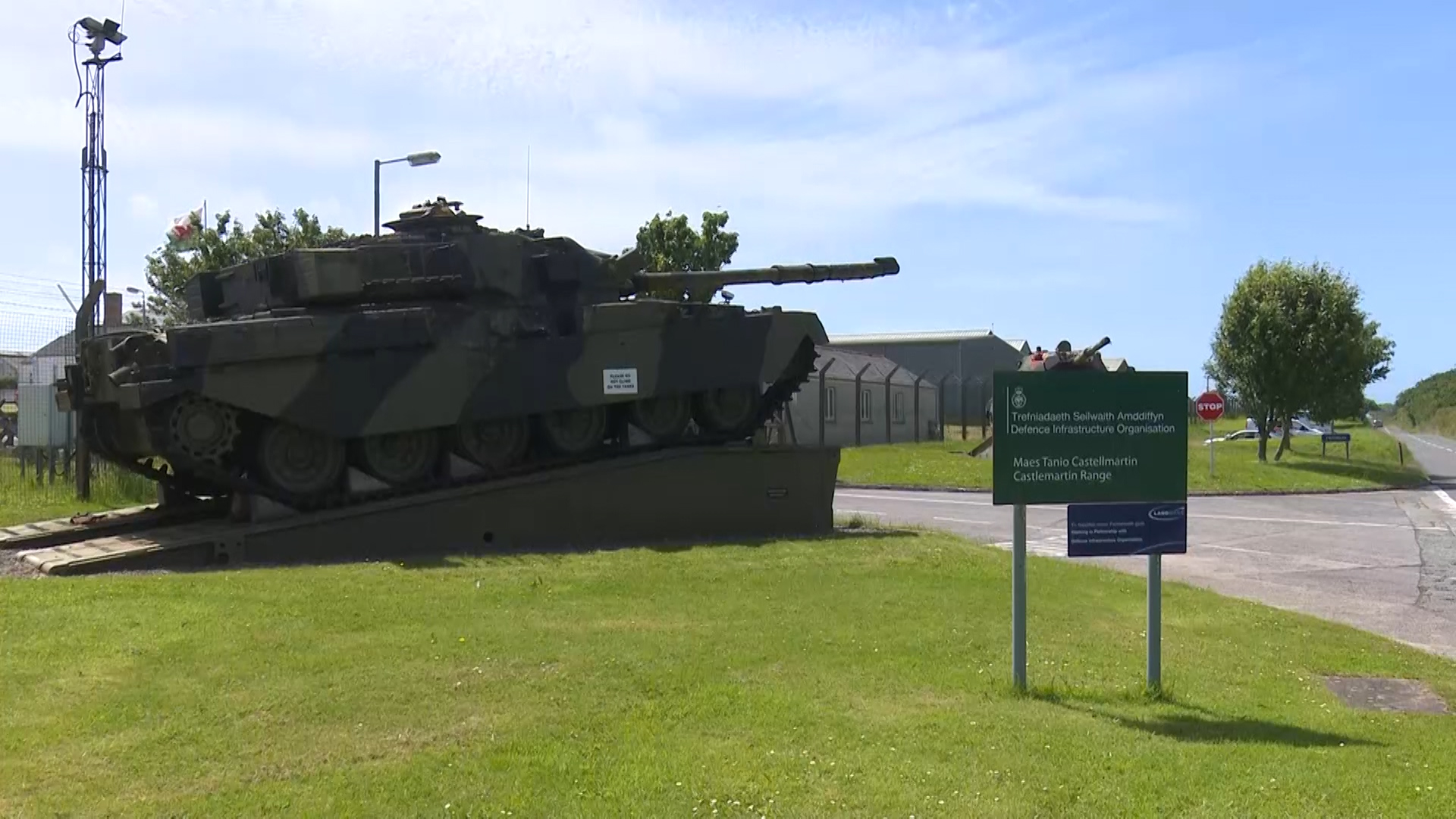 Entrance to Castlemartin Ranges, Wales JUNE 2017 CREDIT BFBS .jpg 
