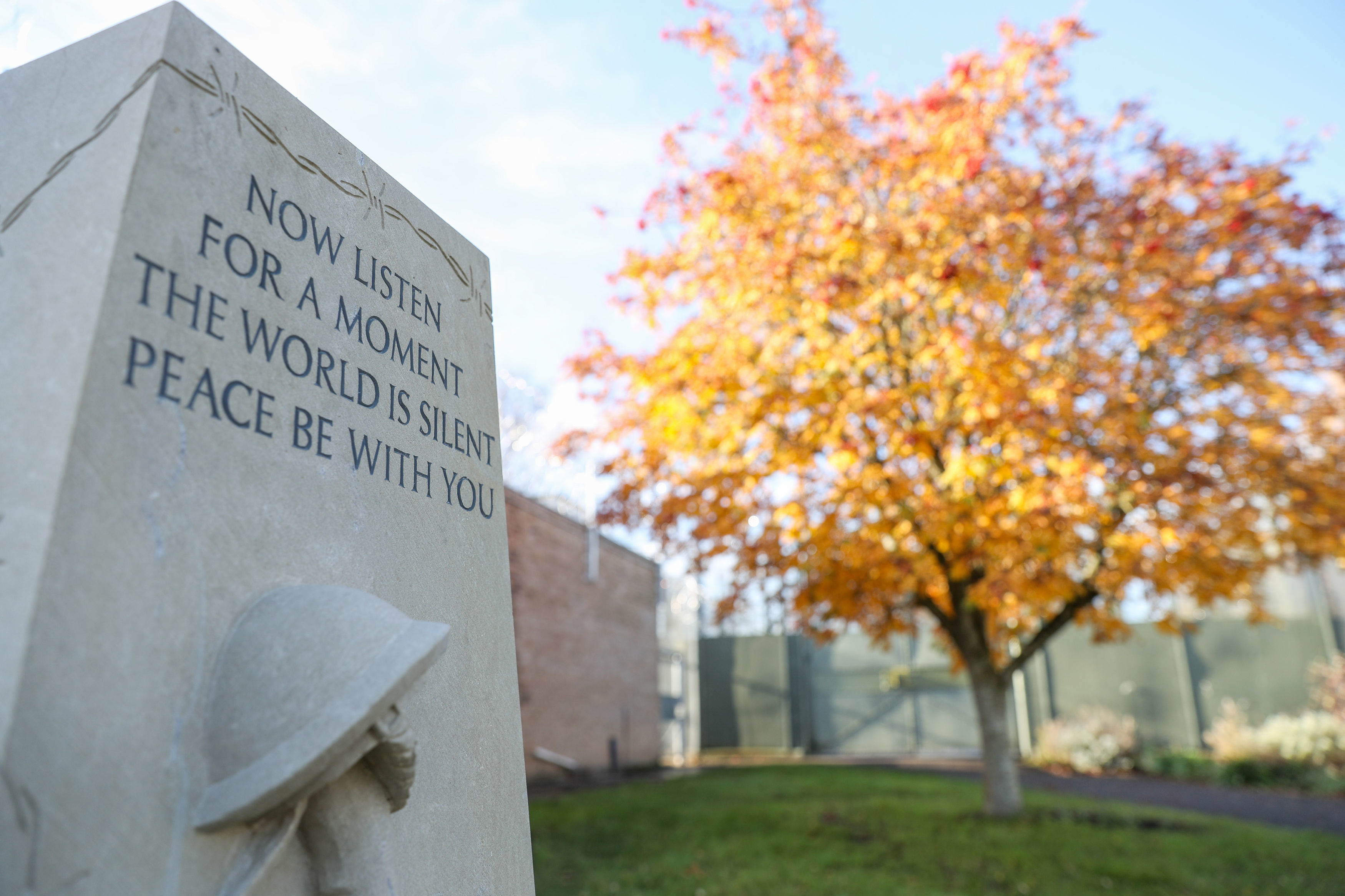 Erlestoke Prison War Memorial CREDIT PA