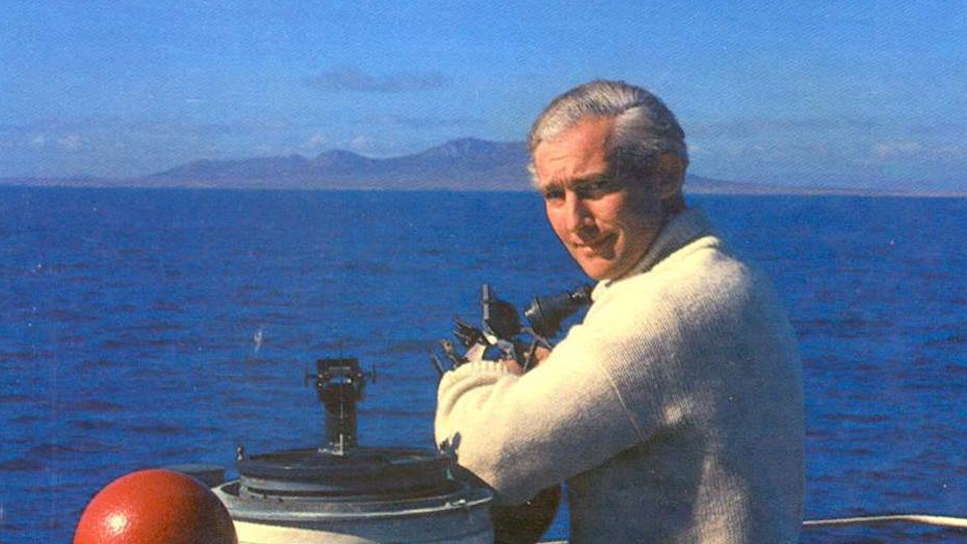 Ewen Southby-Tailyour off Pebble Island in the Falklands, 1979 (Picture: Ewen Southby-Tailyour).