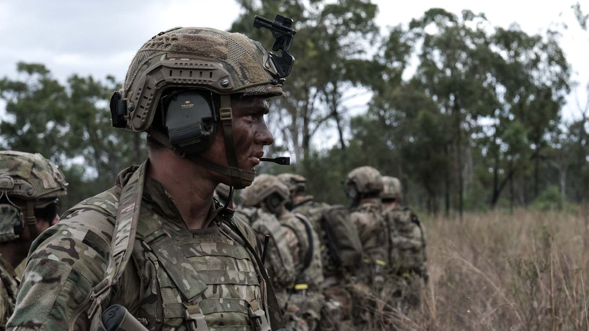 Ex Talisman Sabre Royal Marines at the on largest military drills in the Southern Hemisphere CREDIT ROYAL NAVY