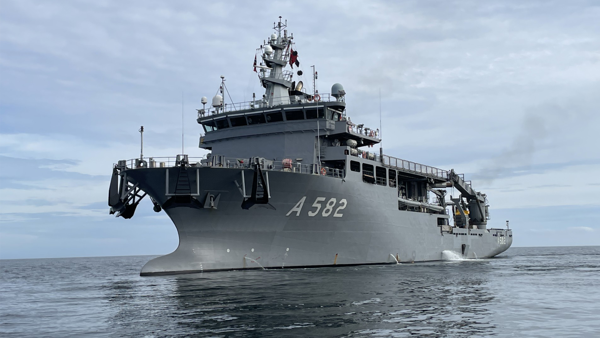 Turkish rescue ship TCG Alemdar was one of the main vessels taking part in the exercise