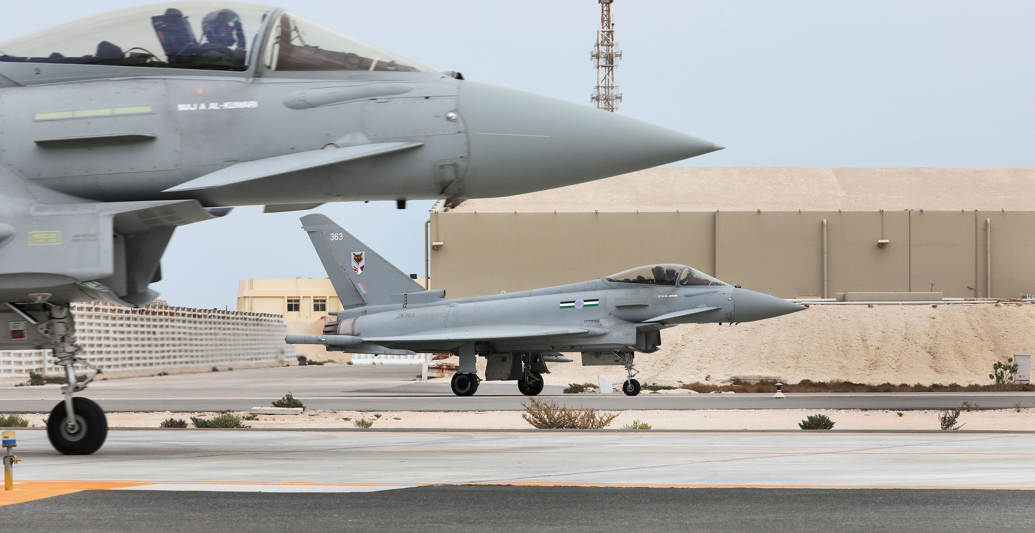 Exercise Epic Skies IV Doha Air Base Qatar Typhoons 12 Squadron