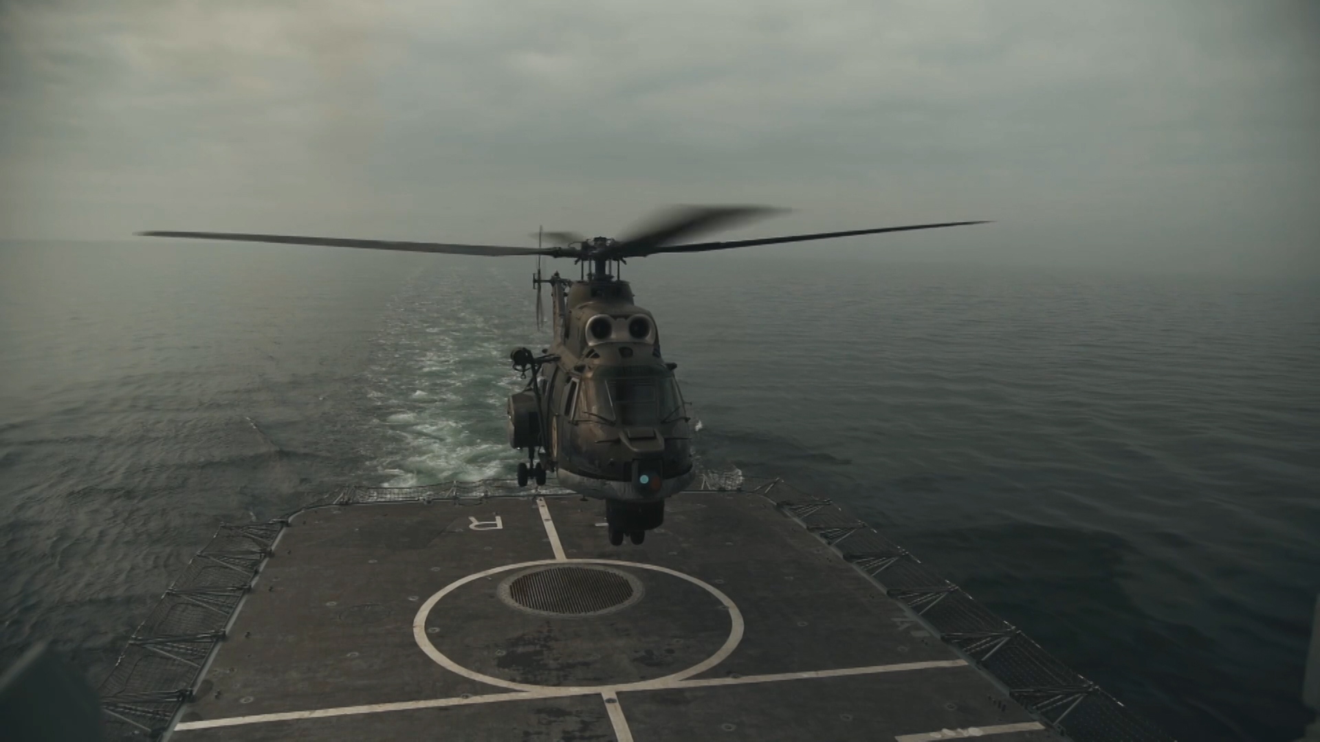 The large-scale maritime exercise comes amid increased tensions in the region (Picture: NATO TV).