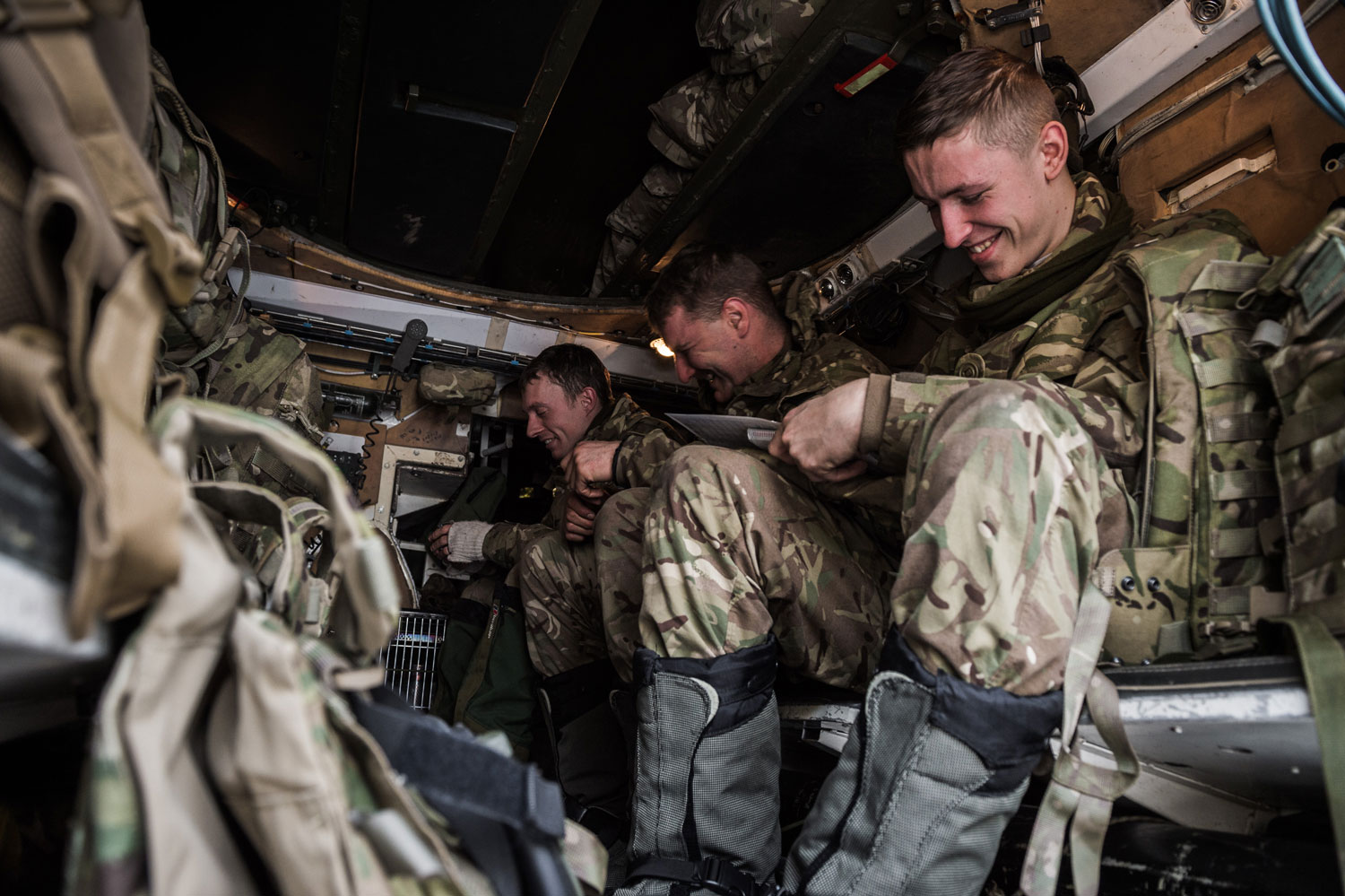 UK soldiers in Estonia for Exercise Winter Camp
