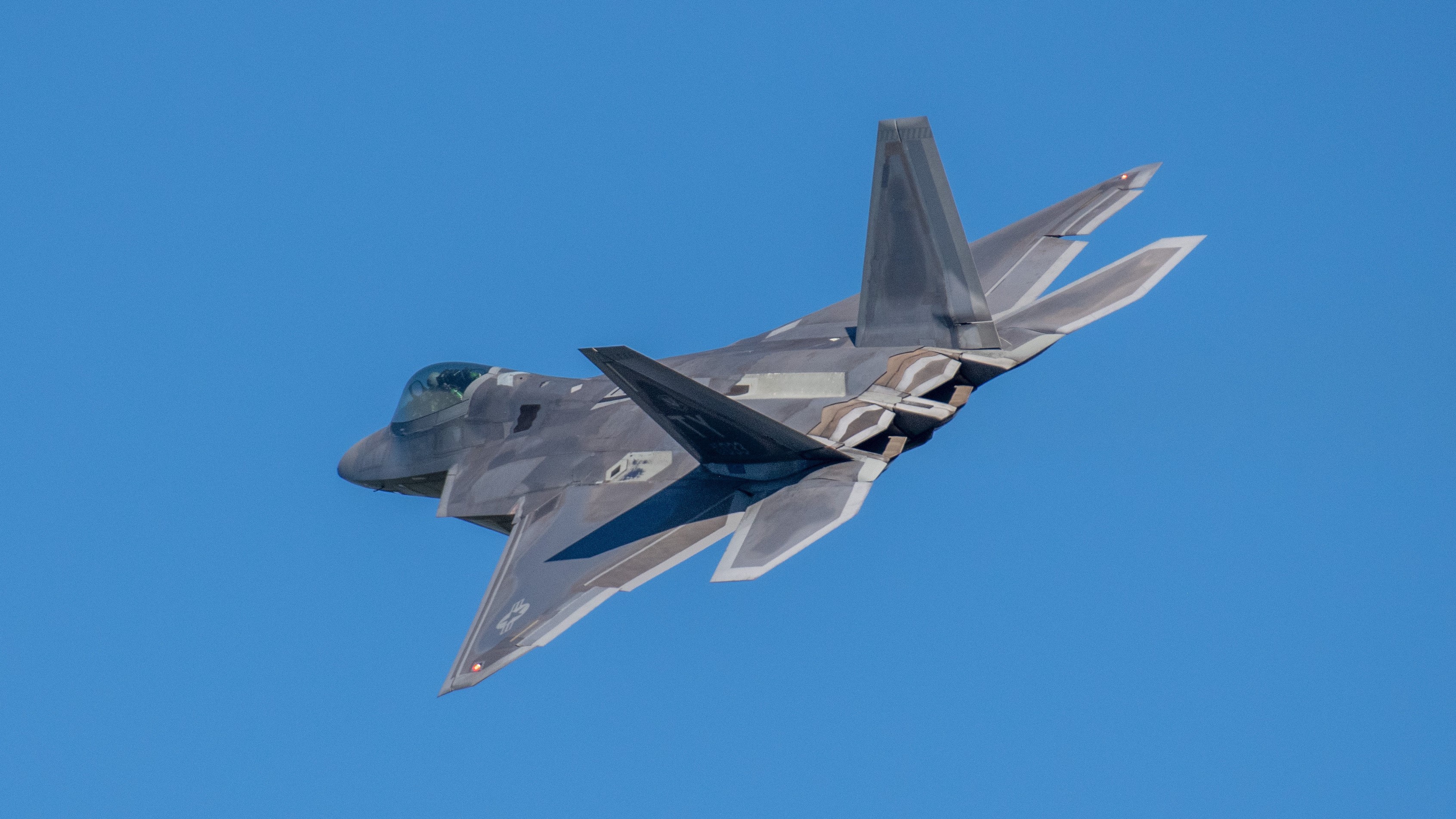 F-22 Raptor takes off from a US Air Dominance Center for an air combat exercise 109052022 CREDIT US Def Dep, US Air Force, Senior Airman Erica Webster