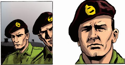 Fantastic Forces: Corporal William Bill Livingston has been turned into a graphic comic book character