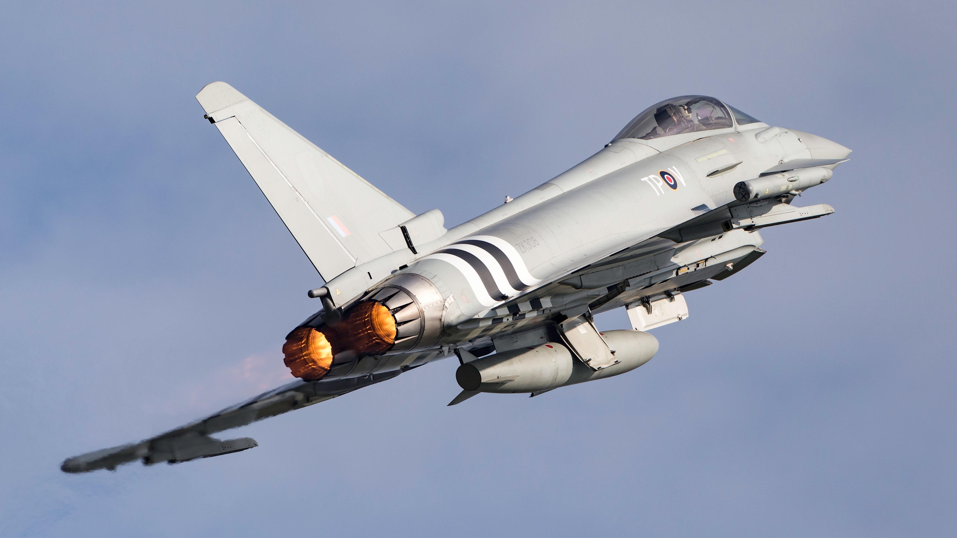 The RAF maintains a pool of quick reaction alert Typhoons at readiness to respond to any potential threats