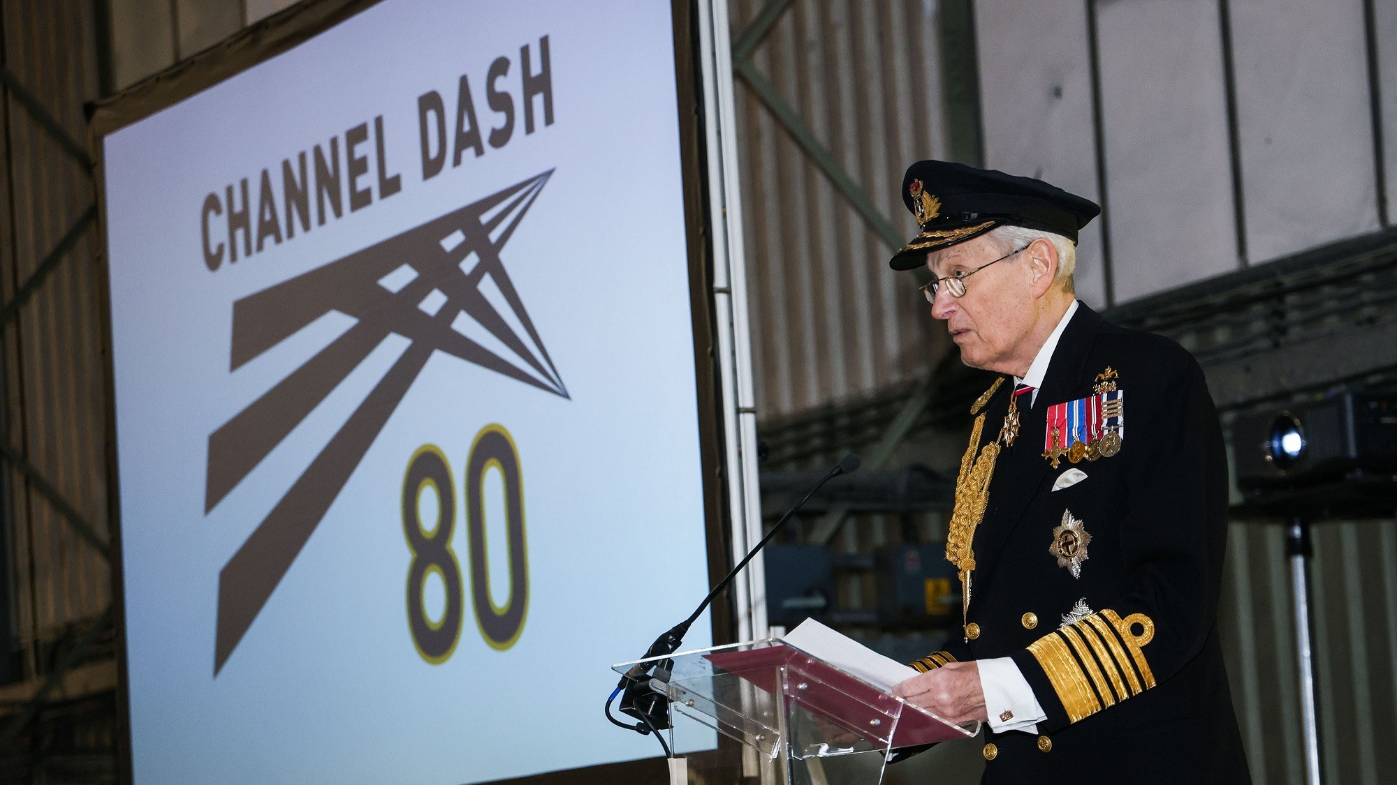 A final salute to the heroes of the Channel Dash was held at Manston airfield, 80 years on (Picture: MOD).