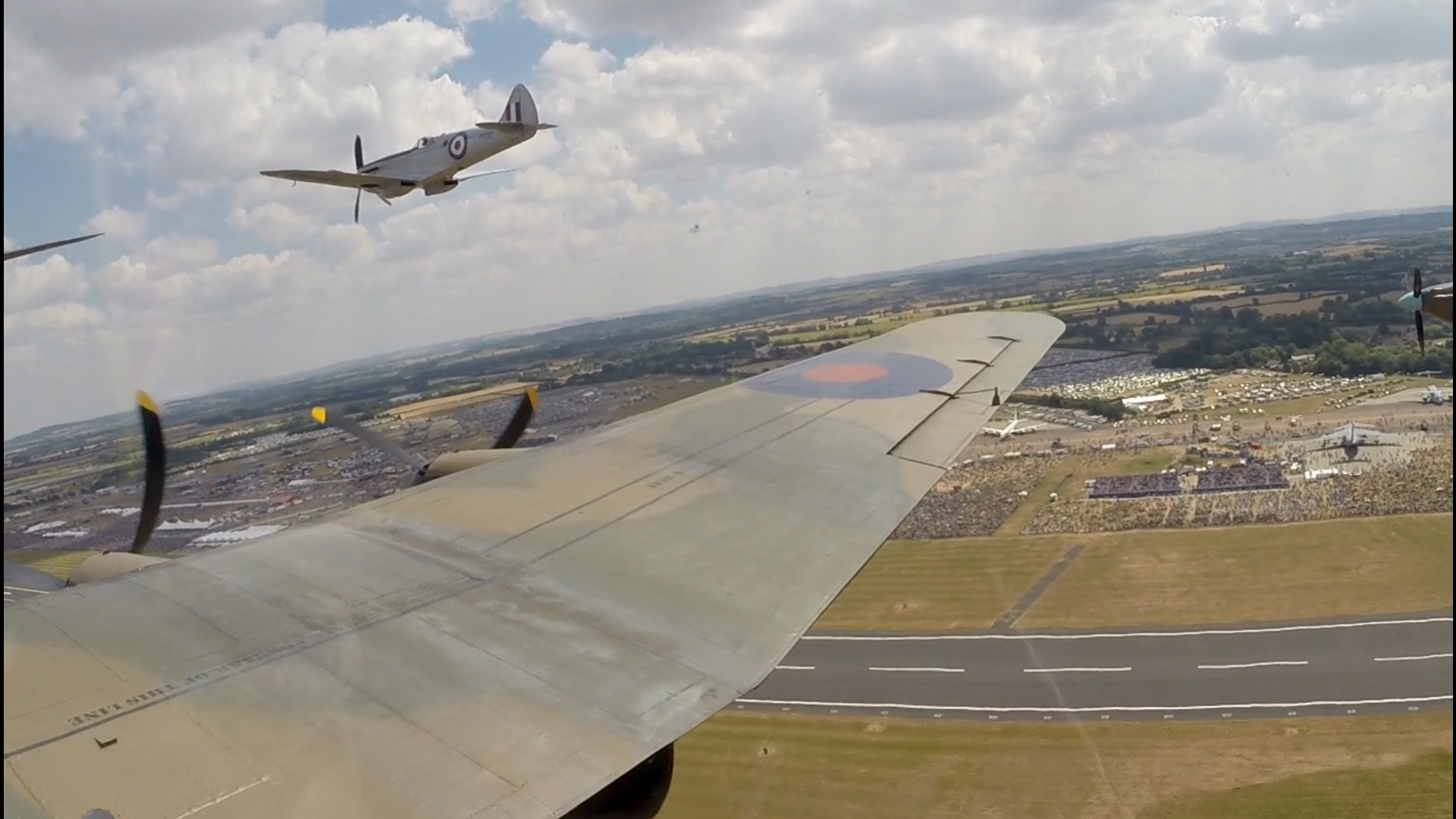 RIAT 2018 LANCASTER FLYPAST