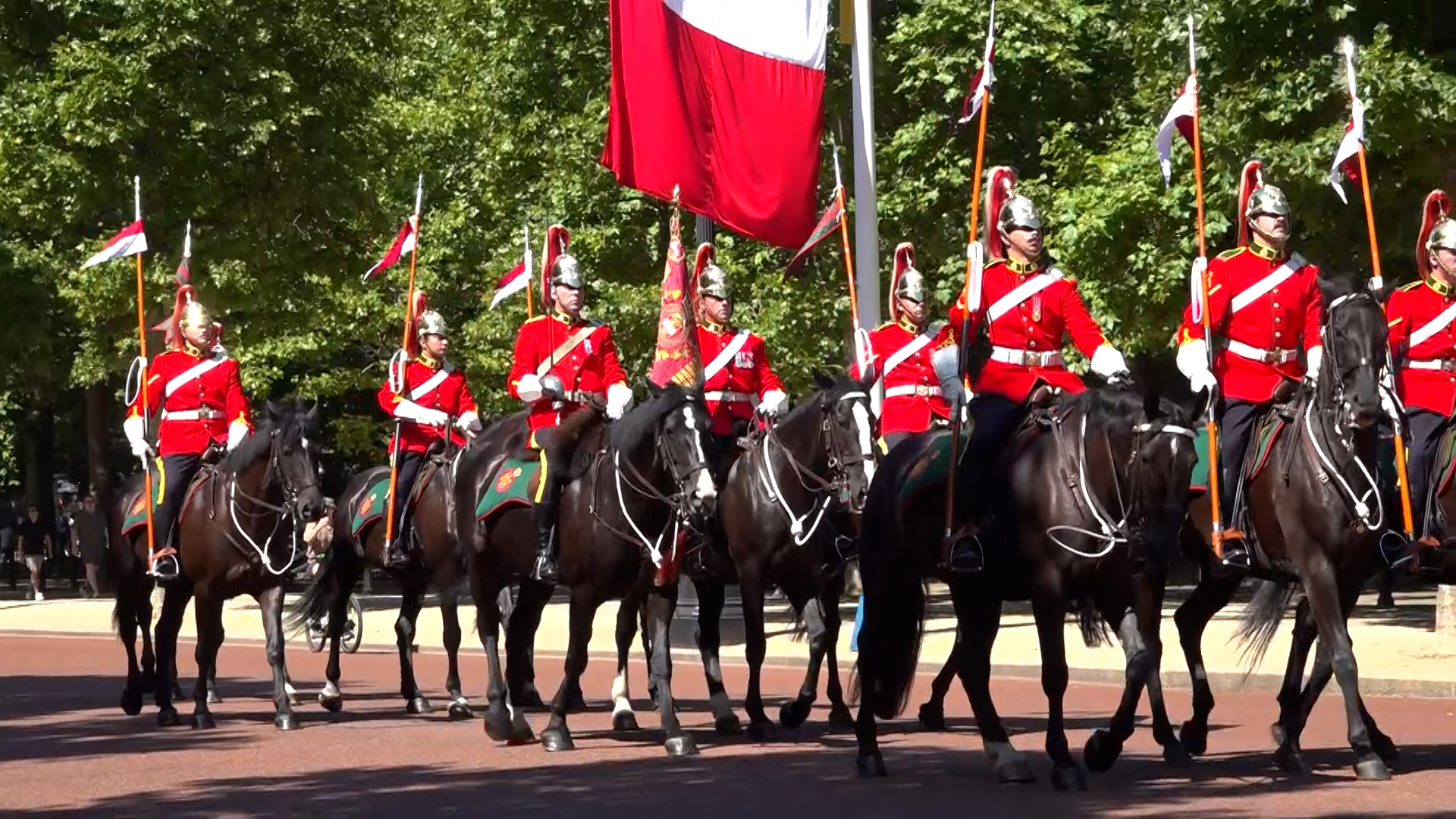 The Canadian tankers will carry out their London duties for a period of 10 days