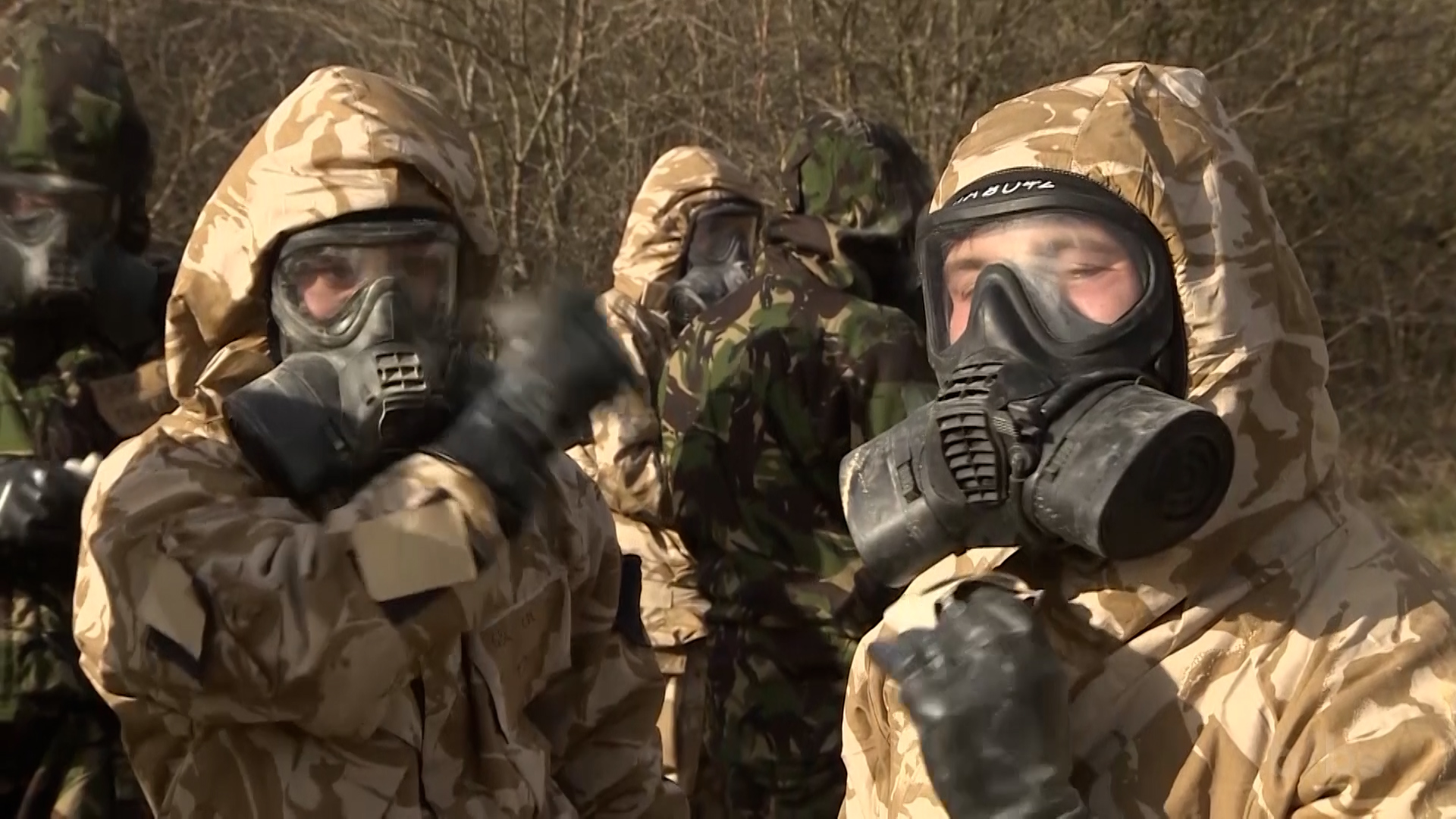The UK has sent gas masks to Ukraine 