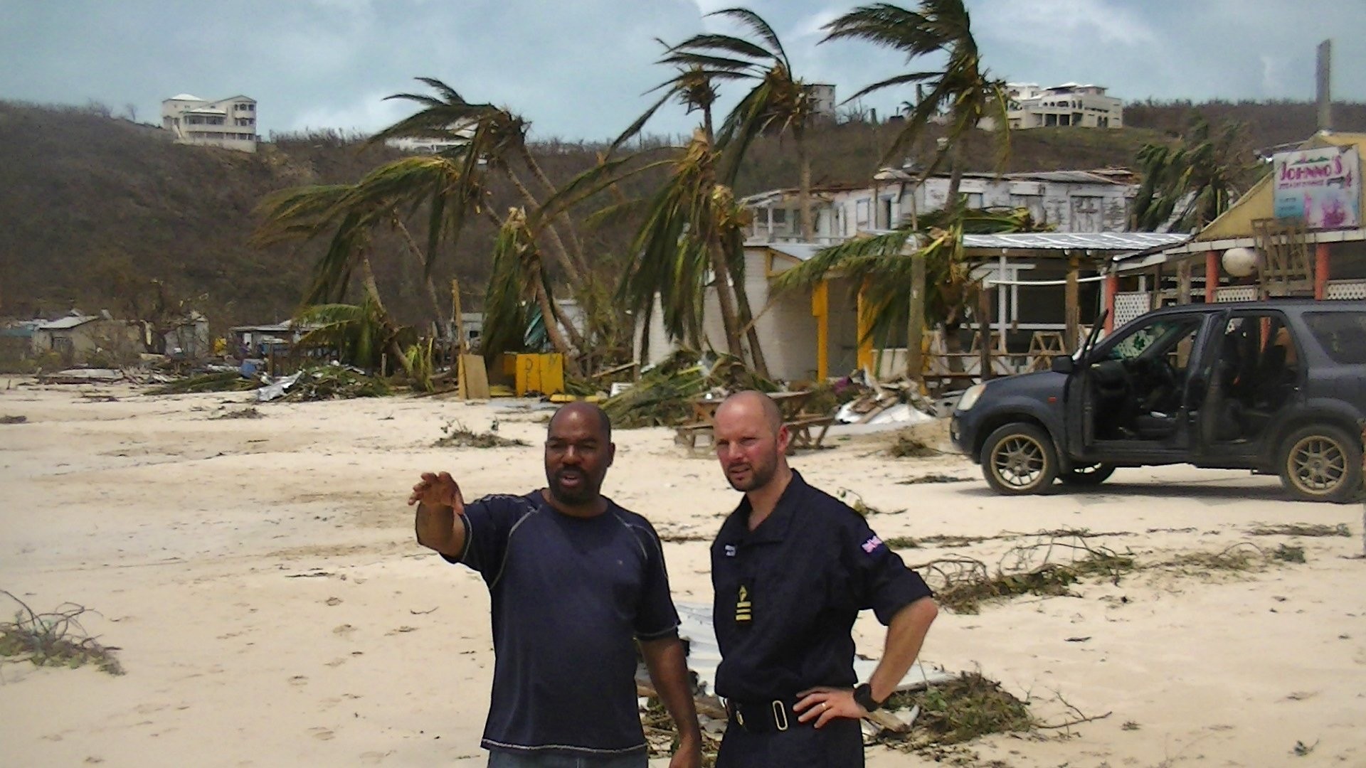 RFA Mounts Bay Anguilla