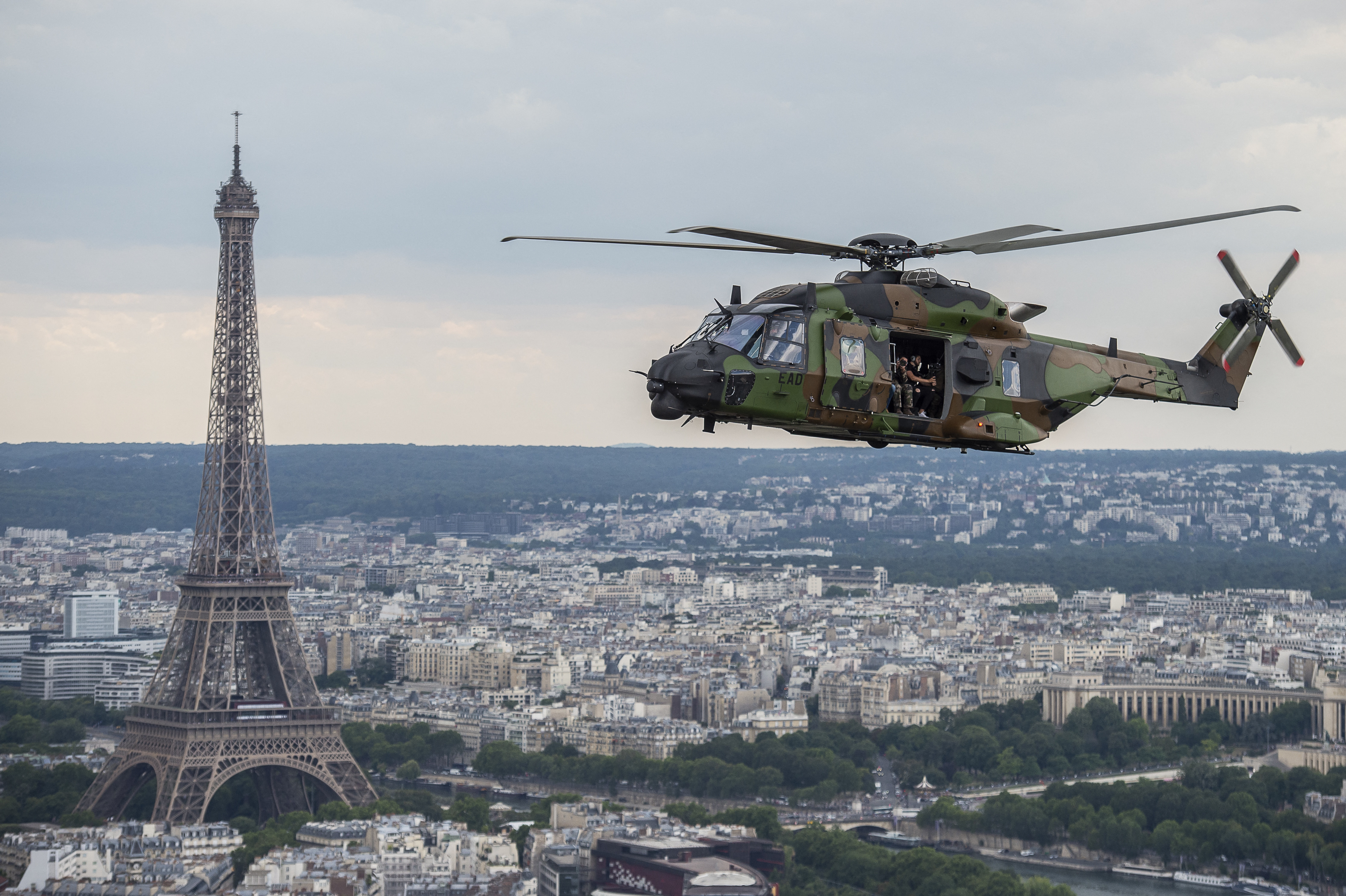 France contributes 2.04% of its GDP on defence, according to recent estimates from NATO (Picture: PA).