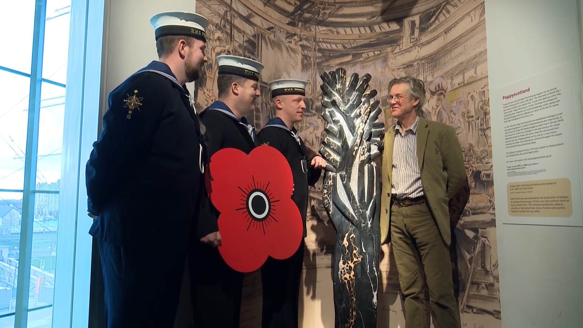 Poppy scotland sculpture 