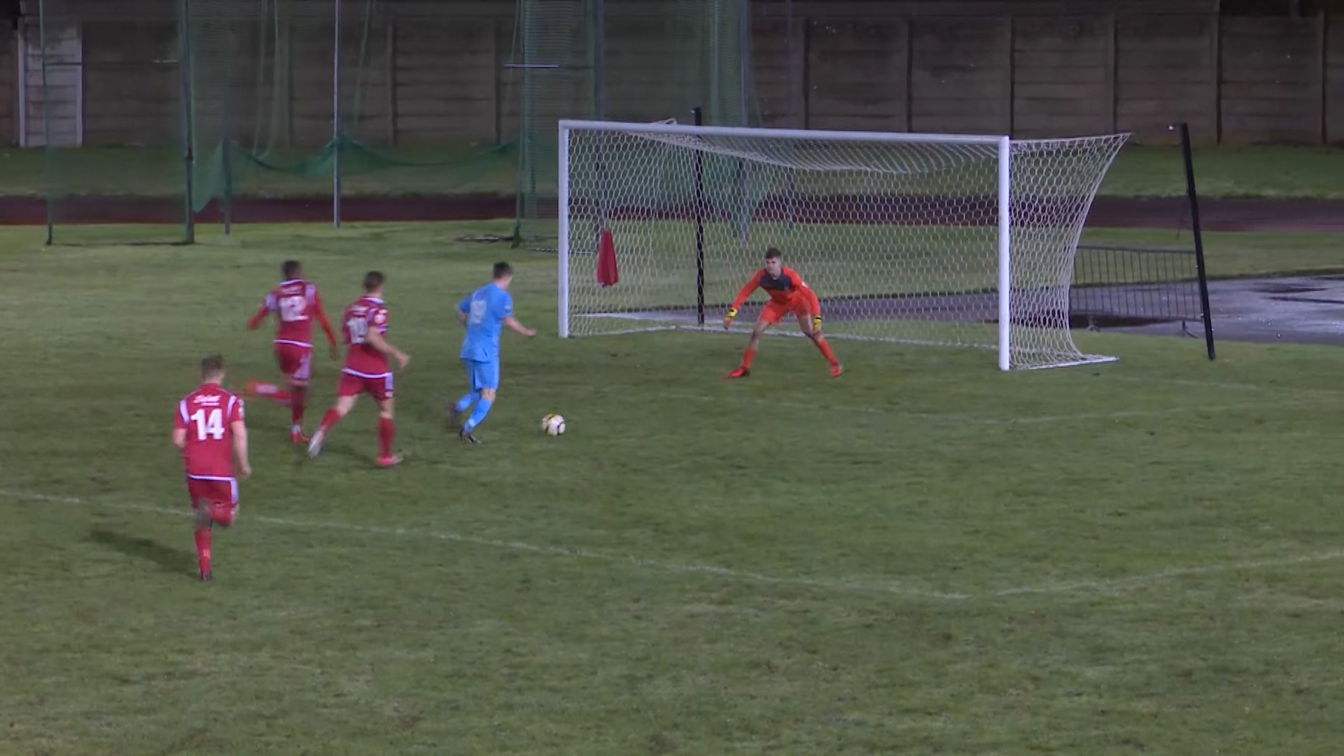 Big Win For RAF Footballers As They Battle The Snow And Tamworth FC