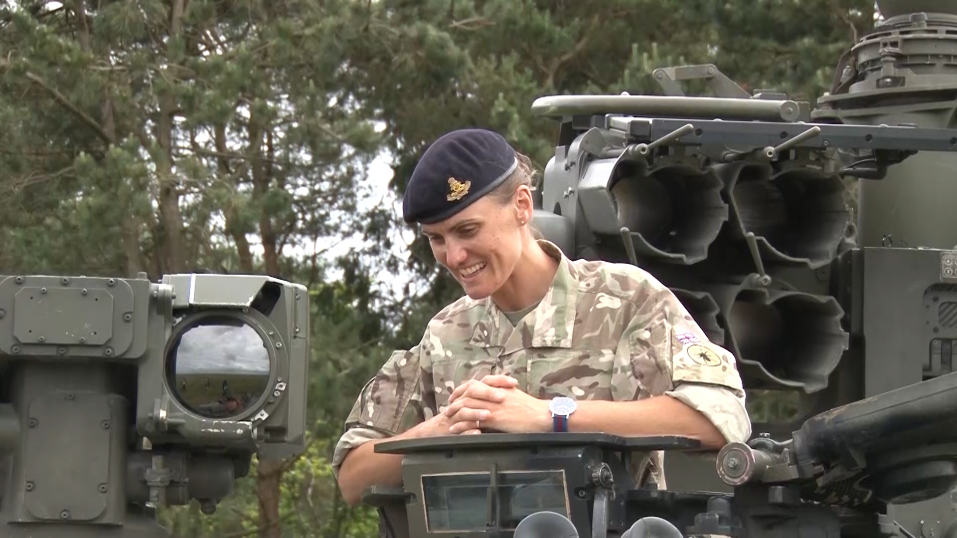 Heather Stanning In Military Uniform (CREDIT BFBS)