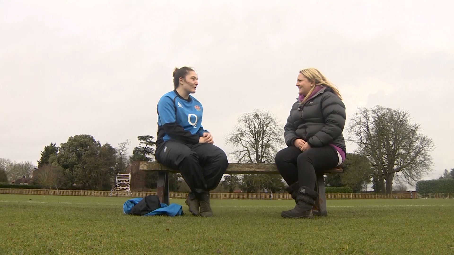 Amy Cokayne Wide Interview Shot 17/01/2018 Credit: BFBS