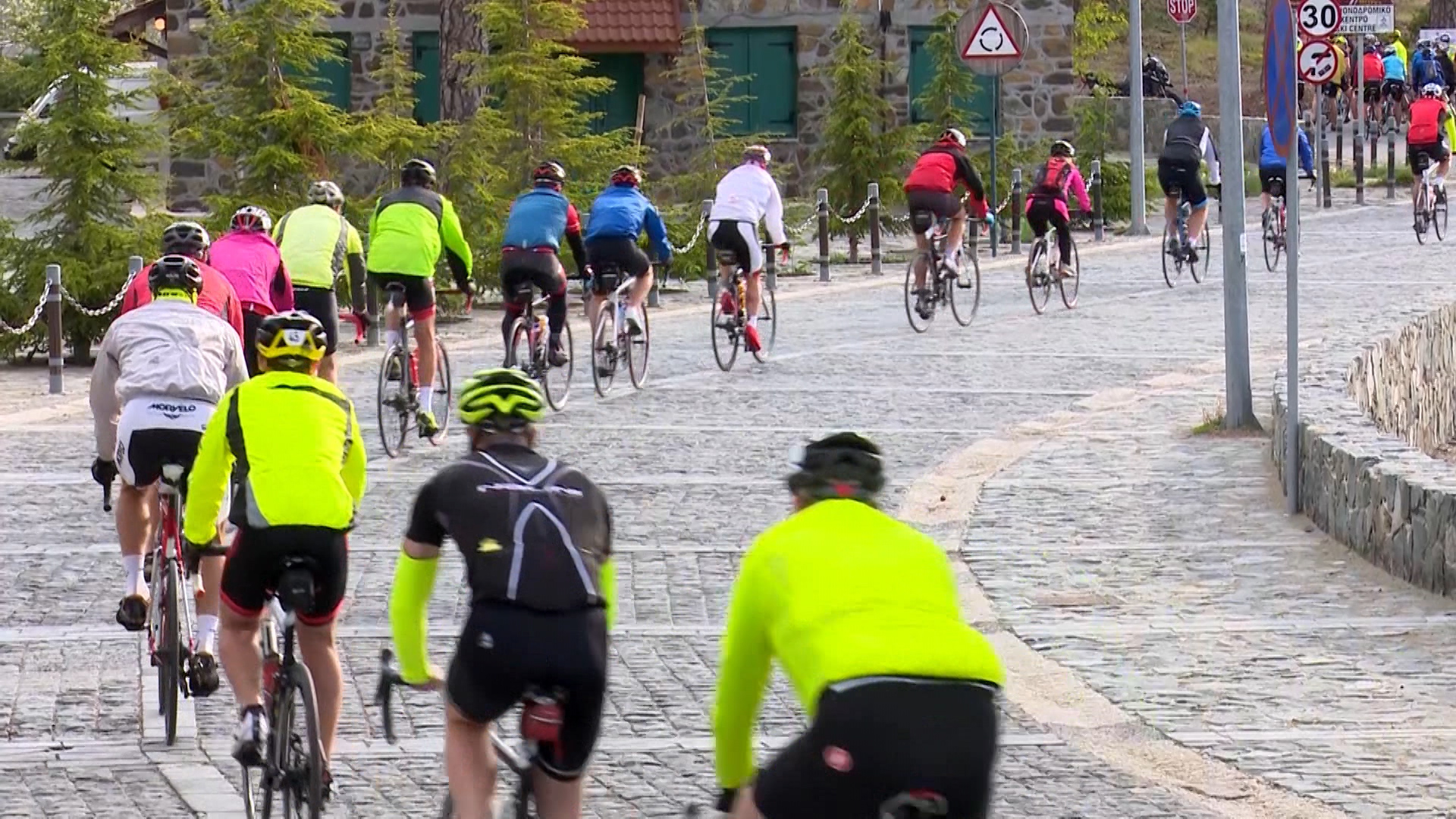 Riders taking part in the Cyprus Cycle Challenge