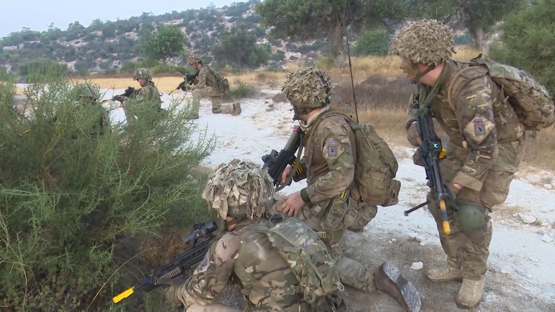 Royal Anglian Regiment Reservist on Exercise Lion Star in Cyprus