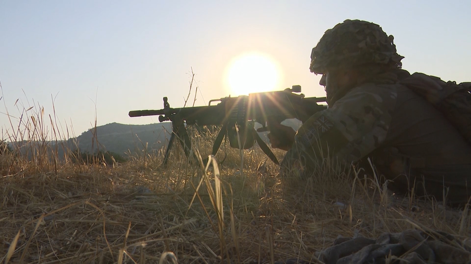 Royal Anglian Regiment Reservist on Exercise Lion Star in Cyprus