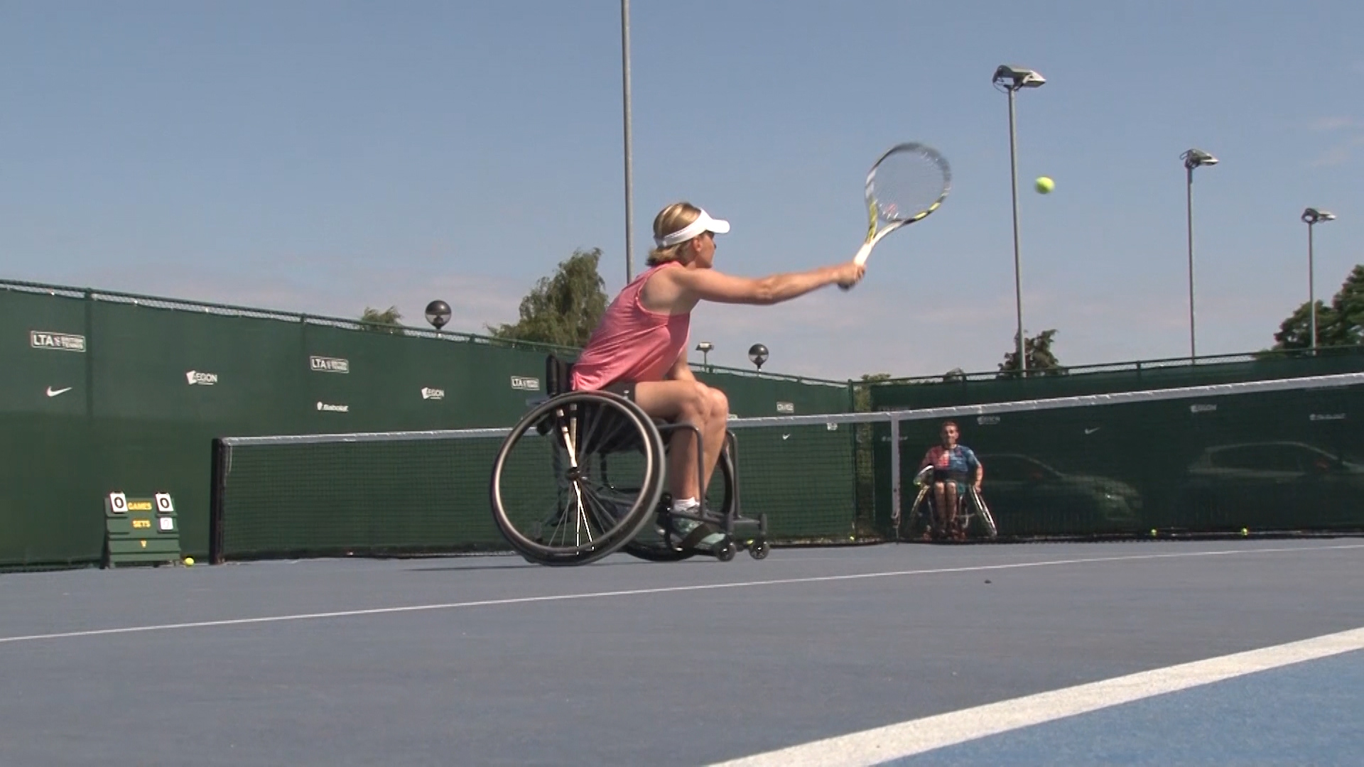 UK wheelchair tennis player Cornelia Oosthuizen trains for Invictus Games