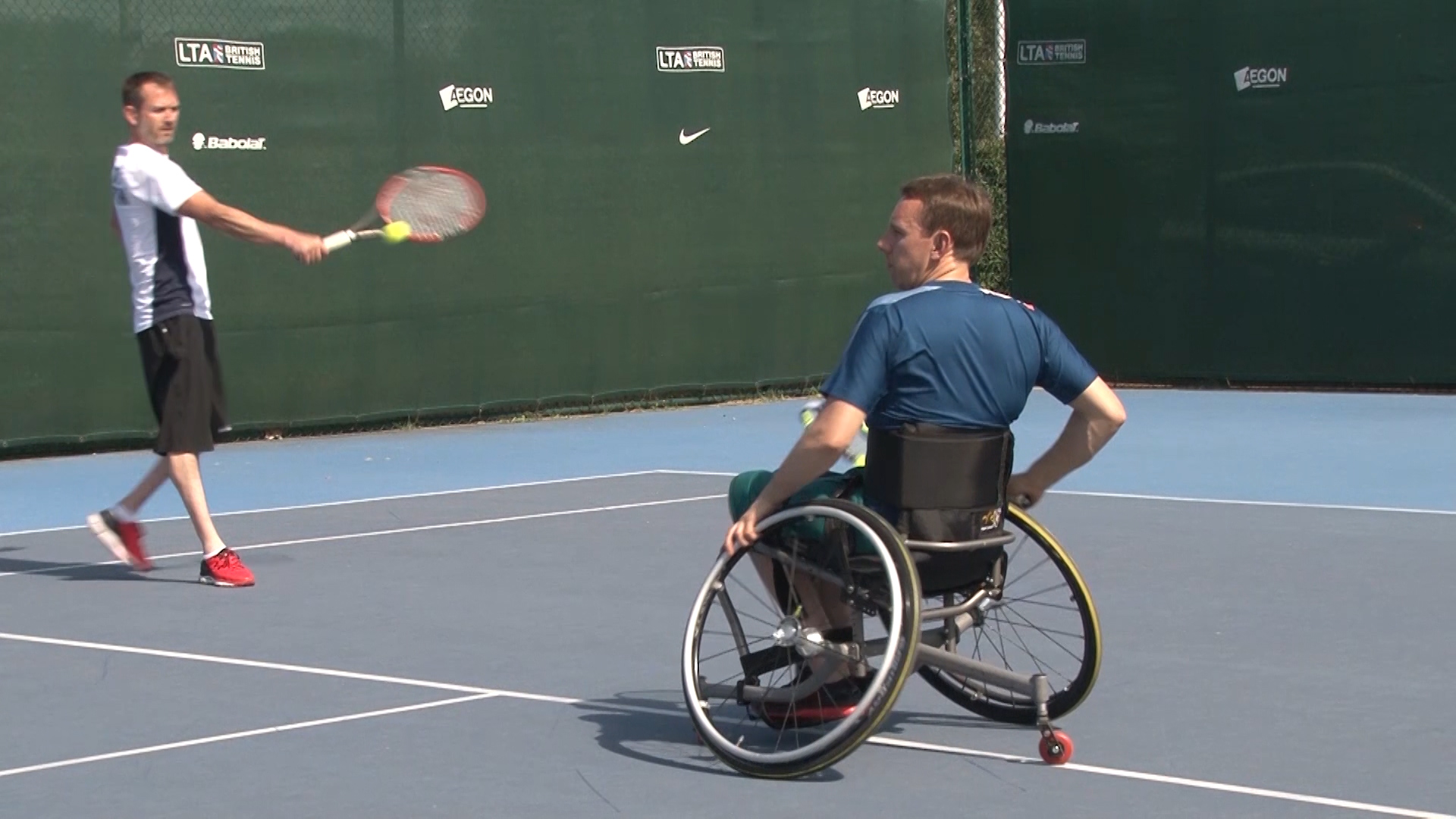 UK Wheelchair Tennis players prepare for Invictus Games