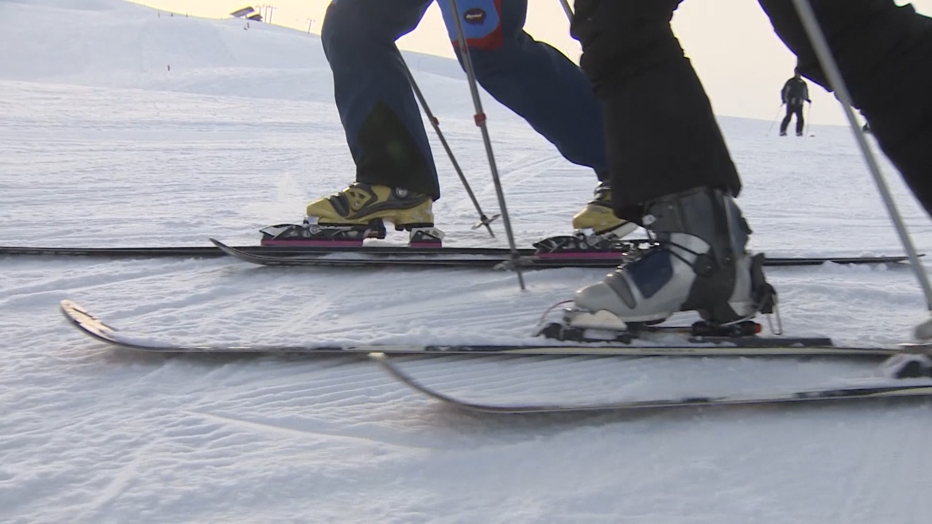 Telemark skiing Meribel 2018