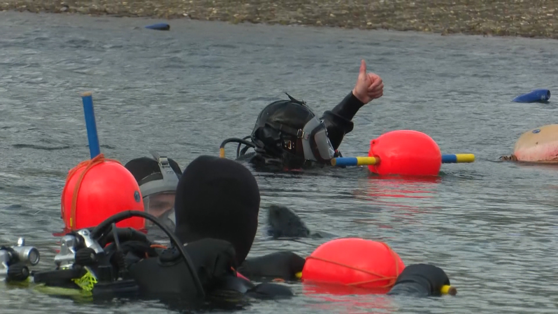 Underwater EOD Diving test