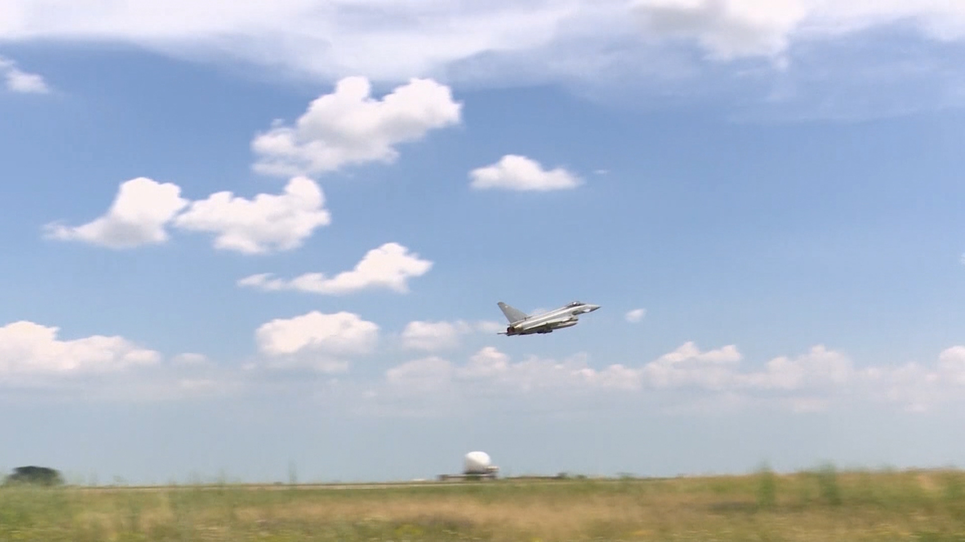 RAF Typhoon In Romania Scramble To Intercept Russians For First Time