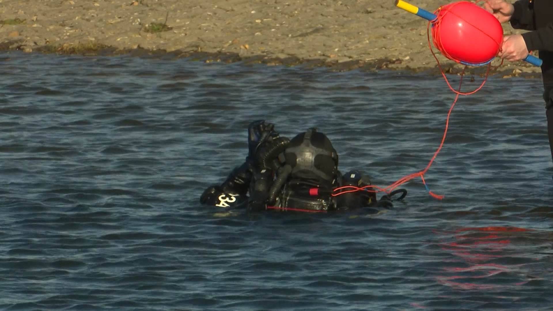 Underwater EOD Diving test