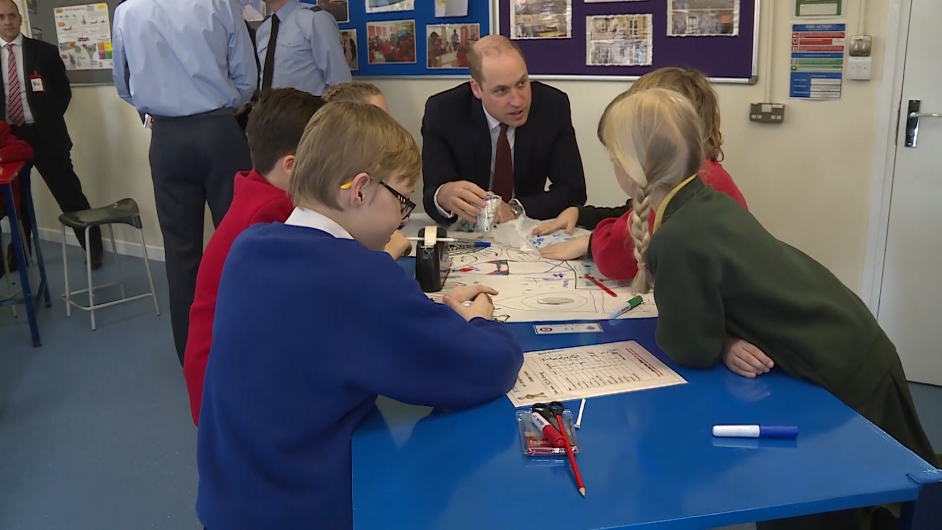 Prince William Visits RAF Conningsby 