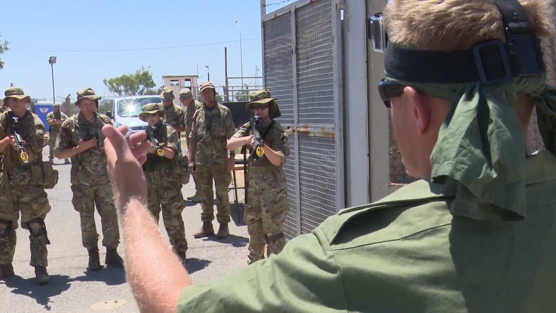 RNR practice force protection in Cyprus