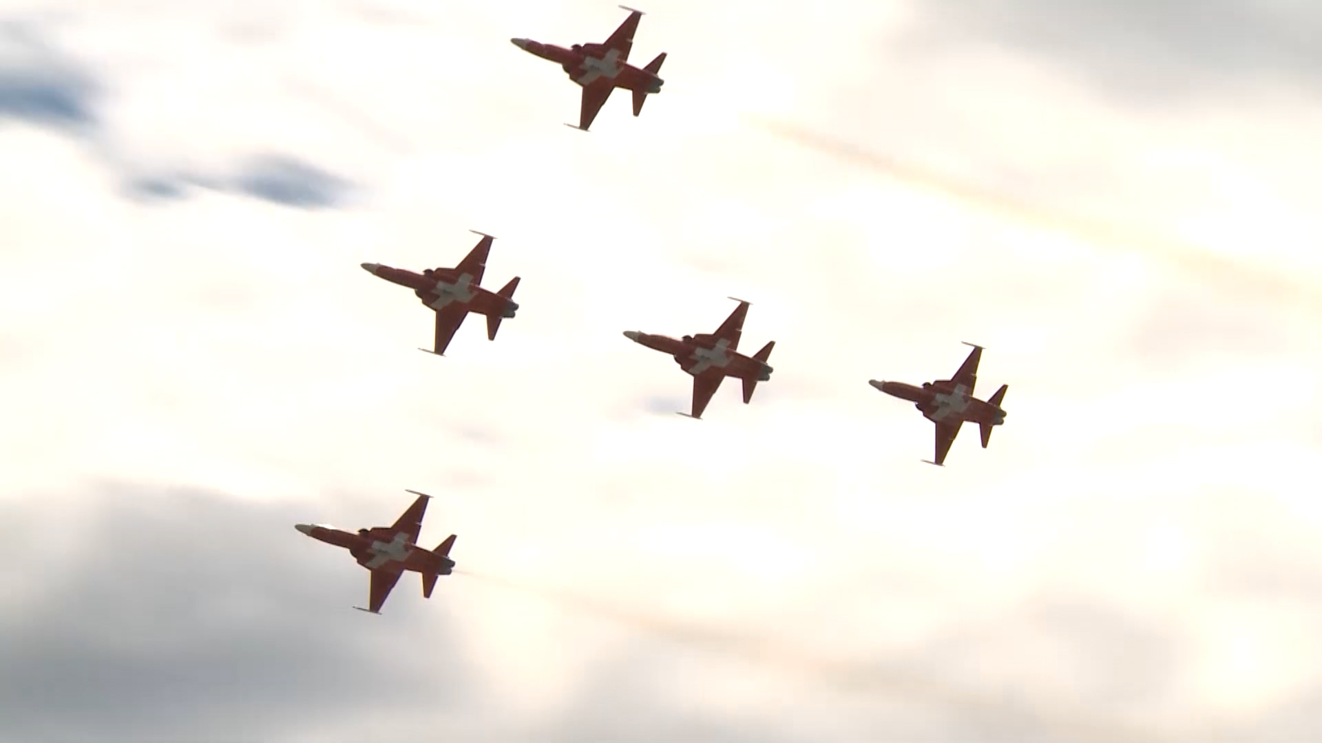Swiss Air Force national display team at RNAS Yeovilton Air Day