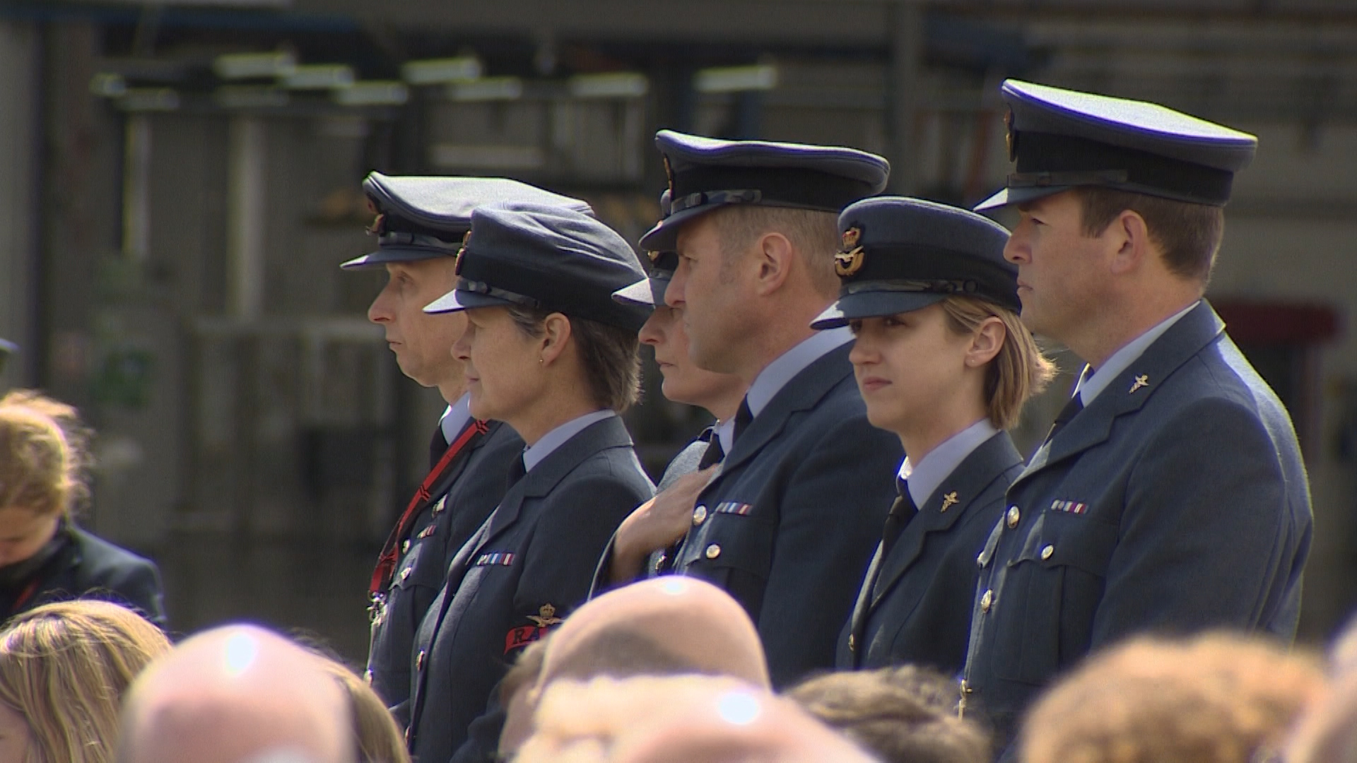 Aircrew at 101 Squadron centenary