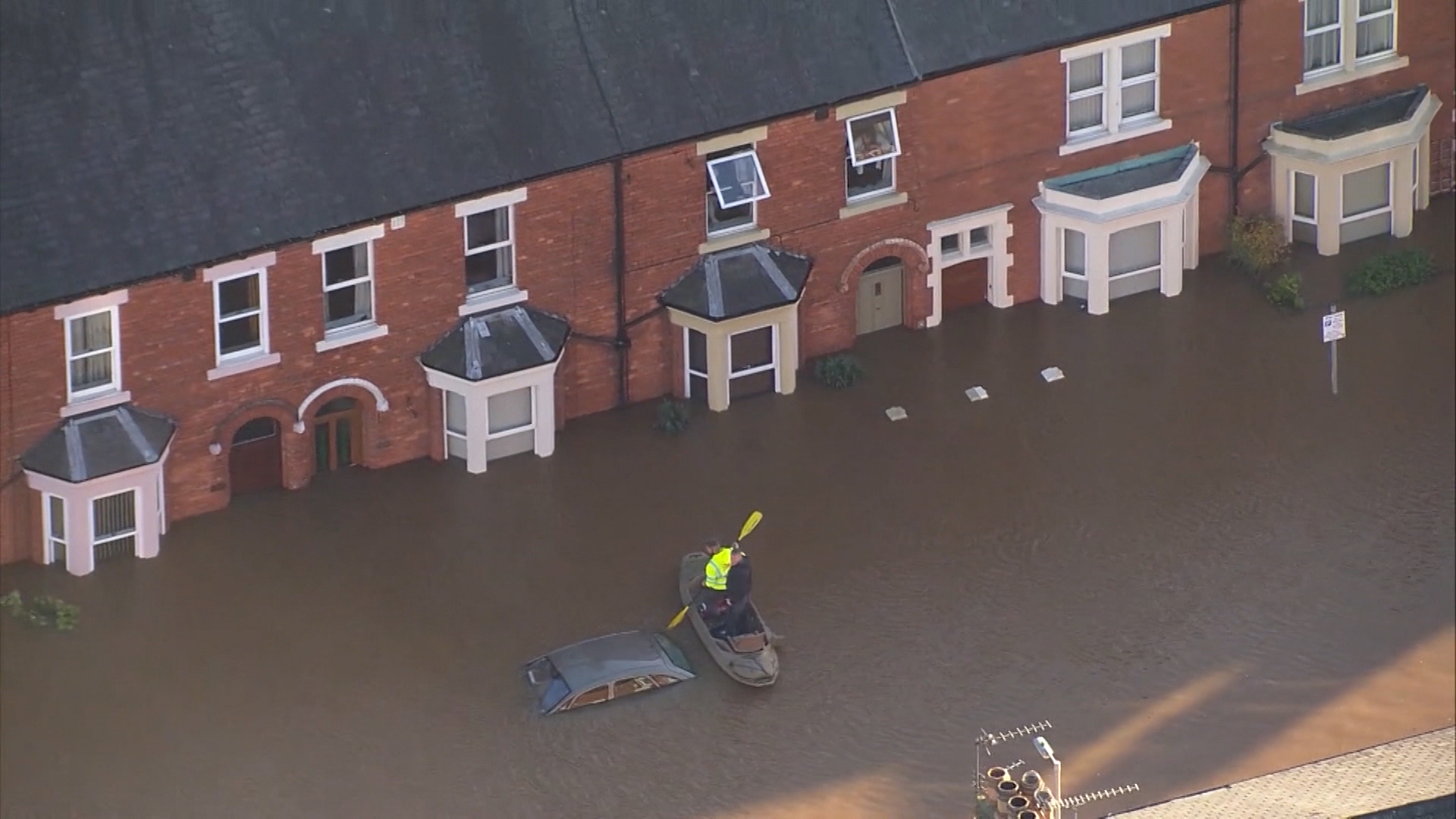 Severe flooding hits UK