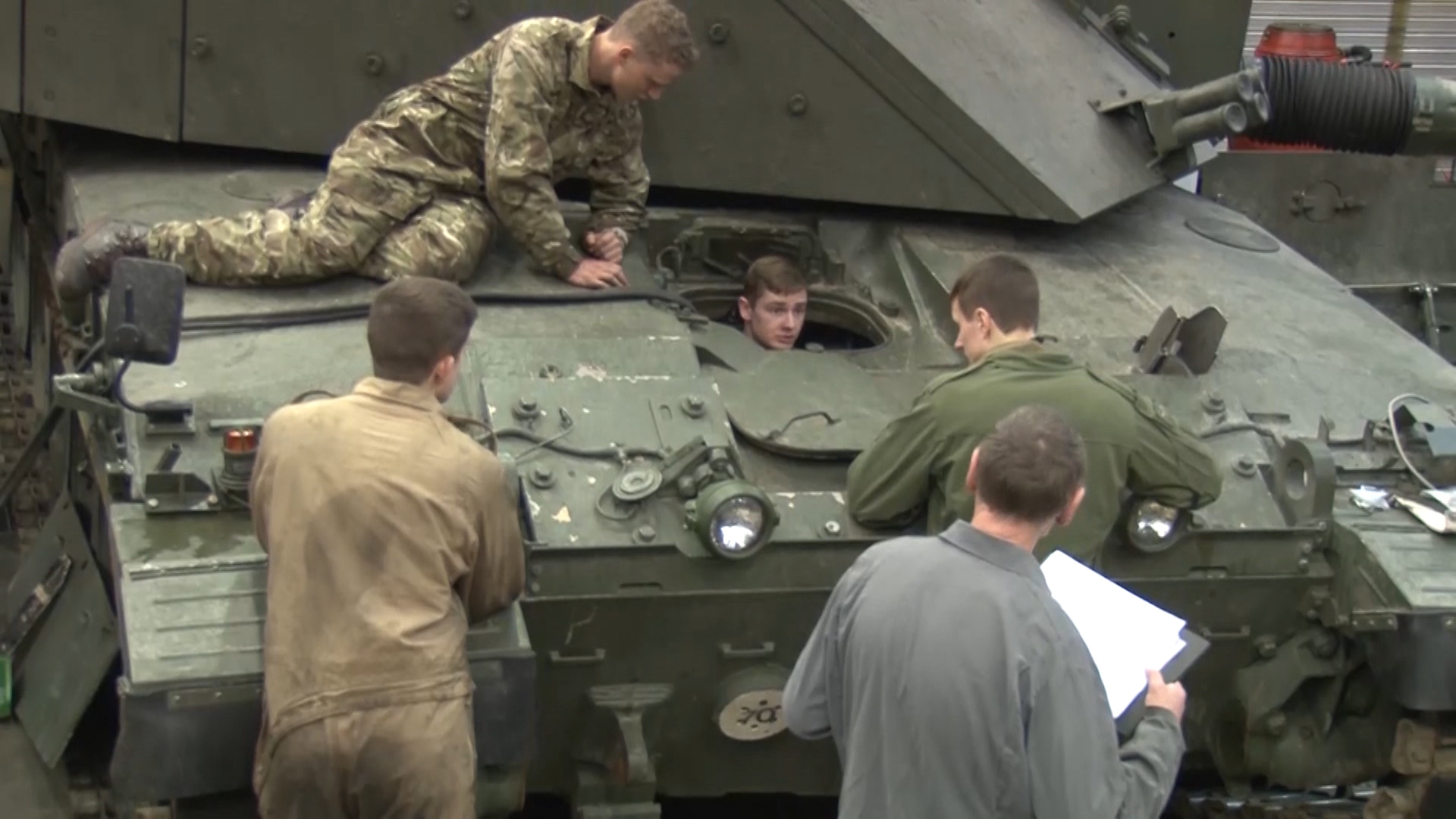 BFG armoured vehicle at Ayrshire Barracks