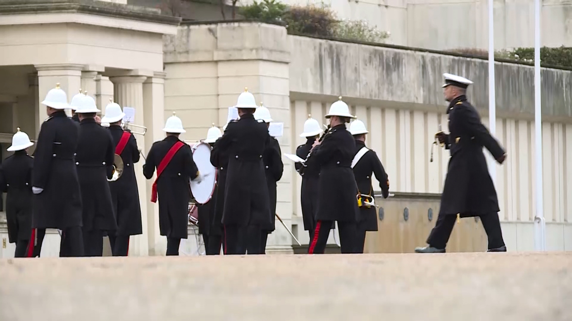Royal Navy prepare for Changing of the Guard