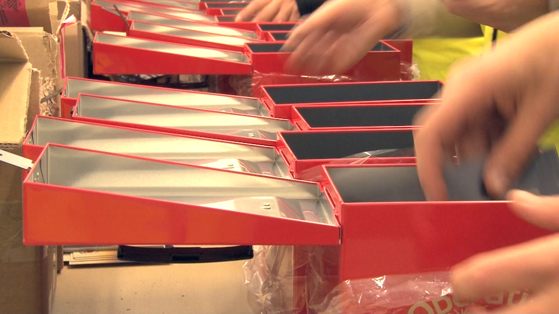 Packers Prepare Christmas Boxes For Overseas Personnel