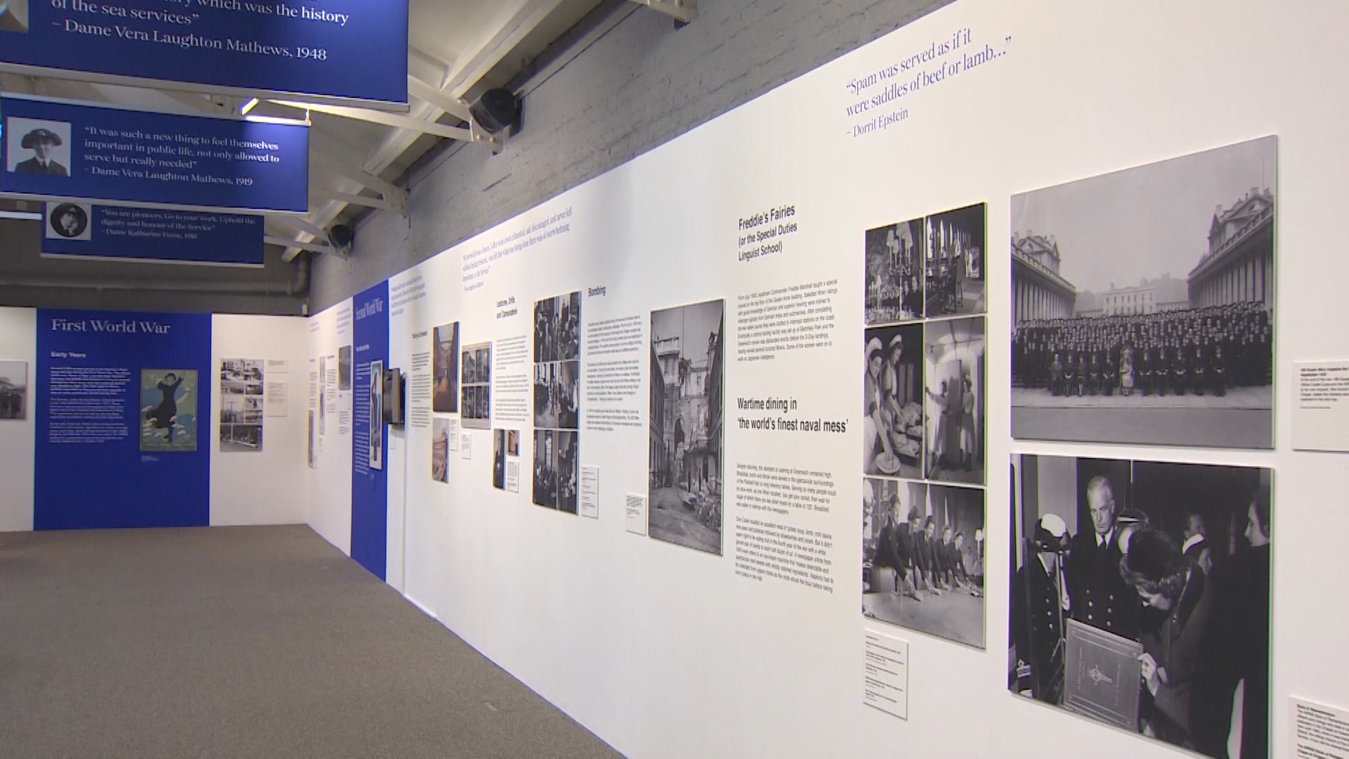New WRNS exhibition at the Old Royal Naval College in Greenwich
