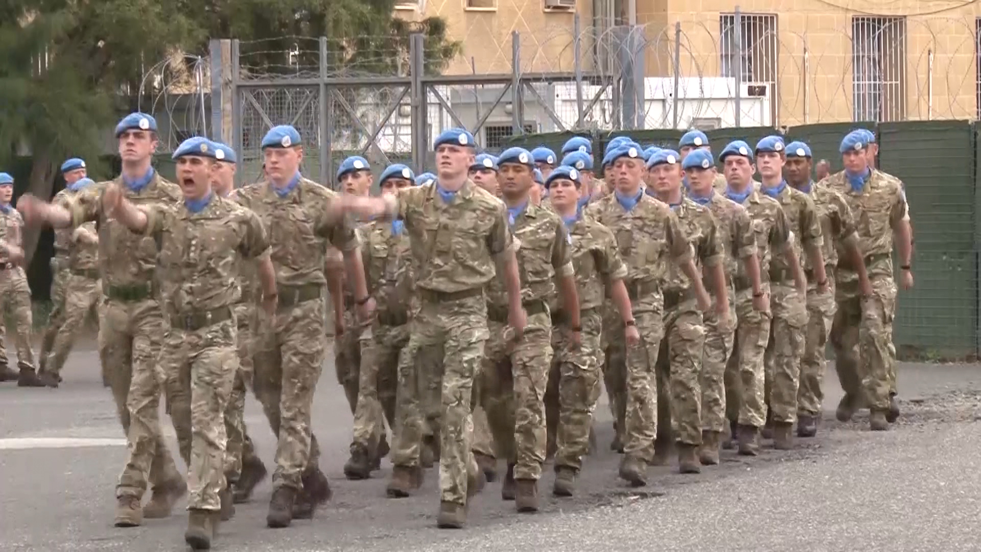 British troops on a UN peacekeeping mission in Cyprus.