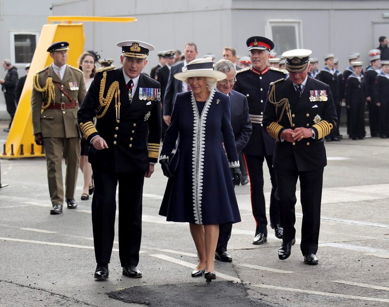 HMS Prince of Wales Camilla 