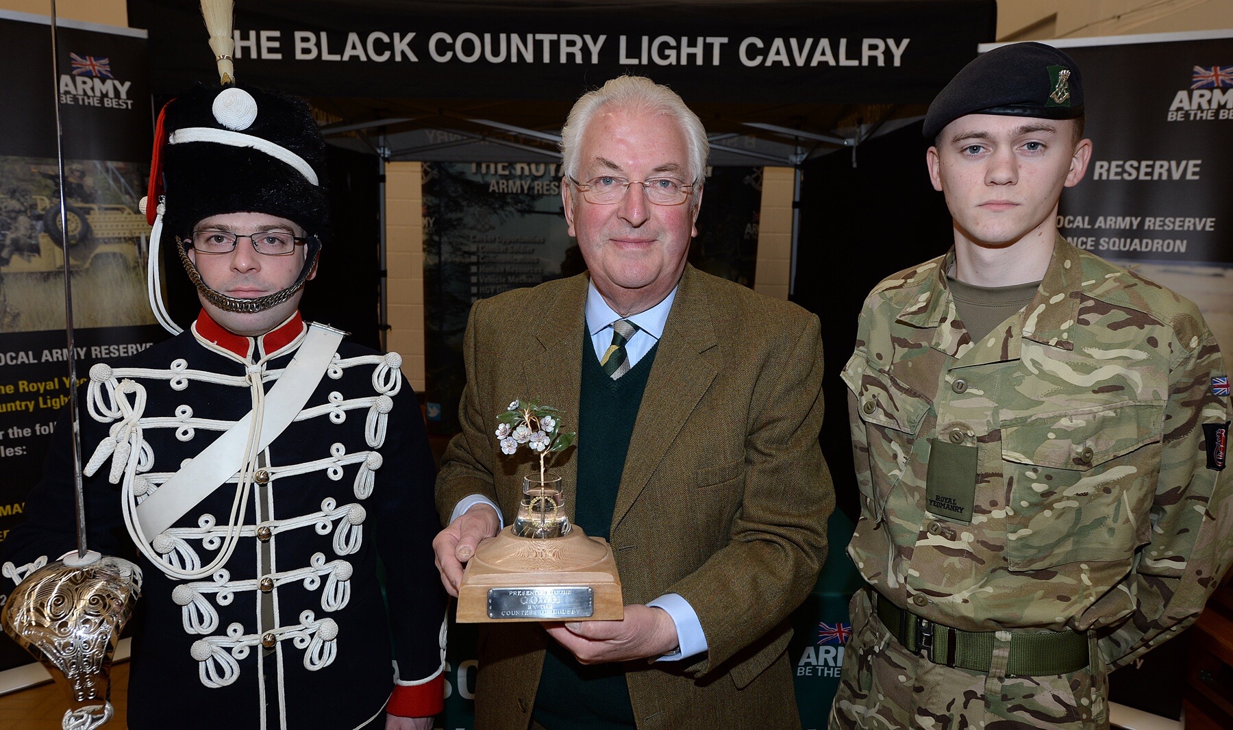 A Faberge flower presented to the Queen's Own Worcestershire Hussars is valued at £1m at the Antiques Roadshow
