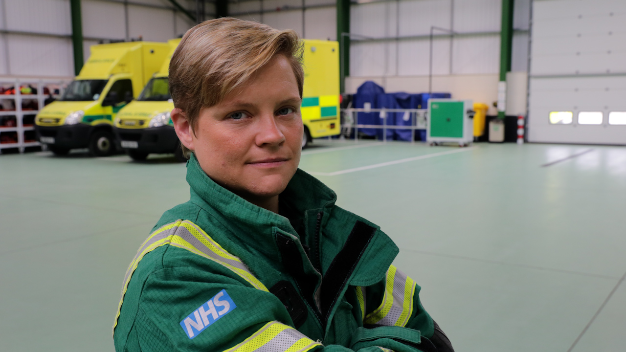 Faye Shotton works as a paramedic with West Midlands Ambulance Service outside of her career in the Army reserves (Picture: Faye Shotton).