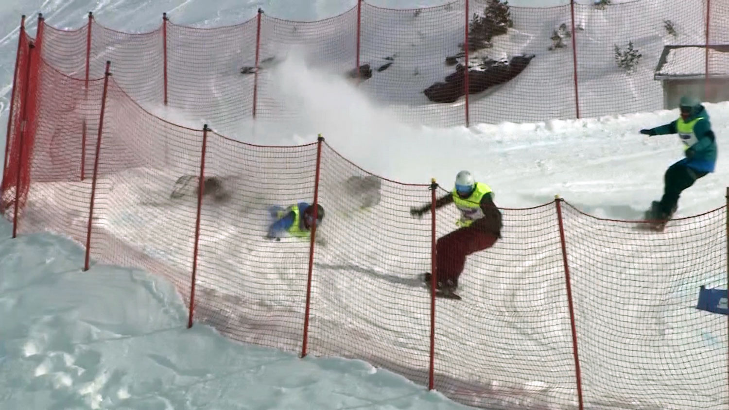 Meribel 2018 boardercross event