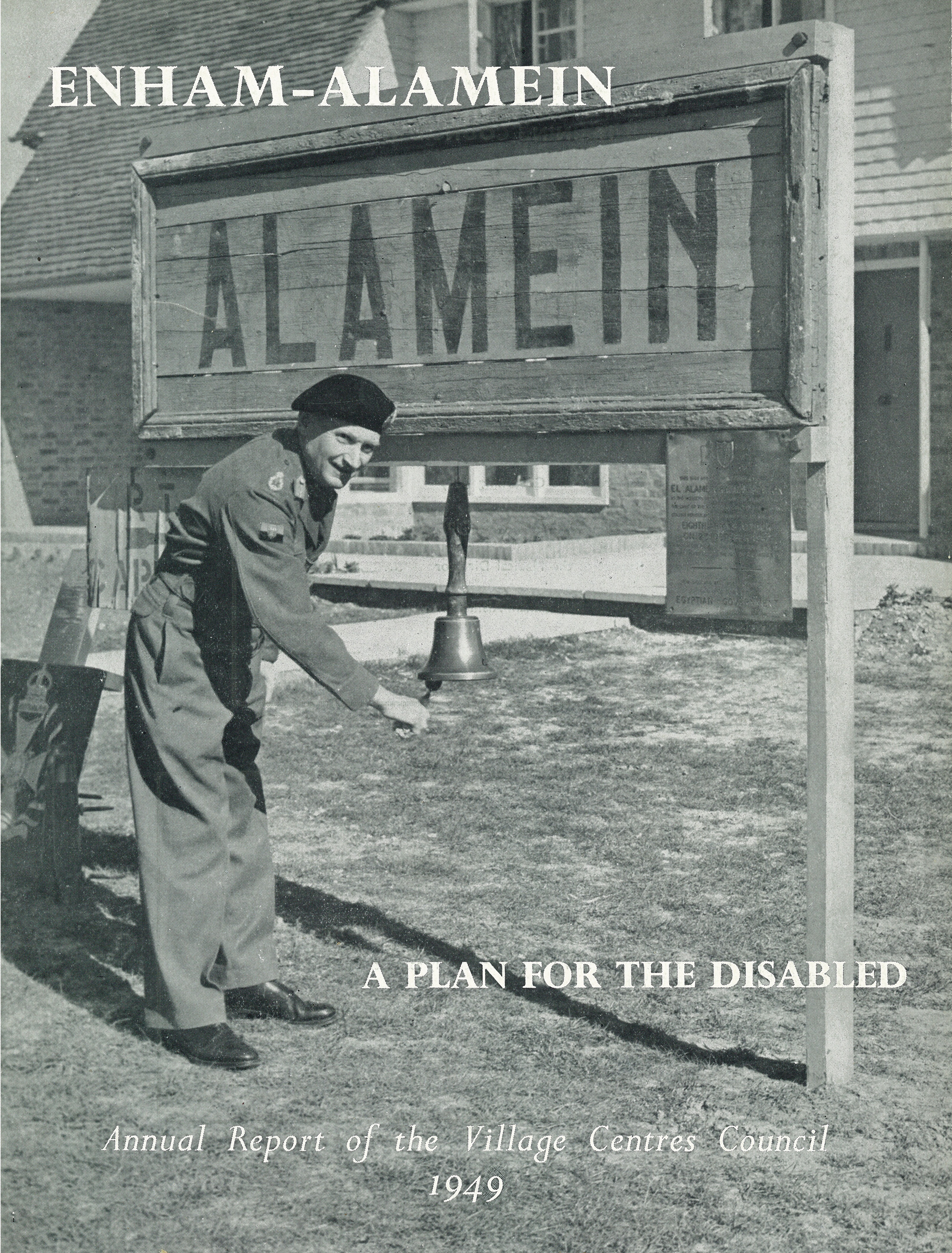 Field Marshal Viscount Montgomery at Enham-Alamein, March 1948