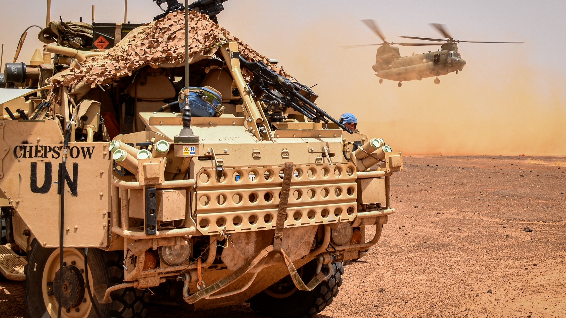 File photo of British troops in Mali on UN peacekeeping mission
